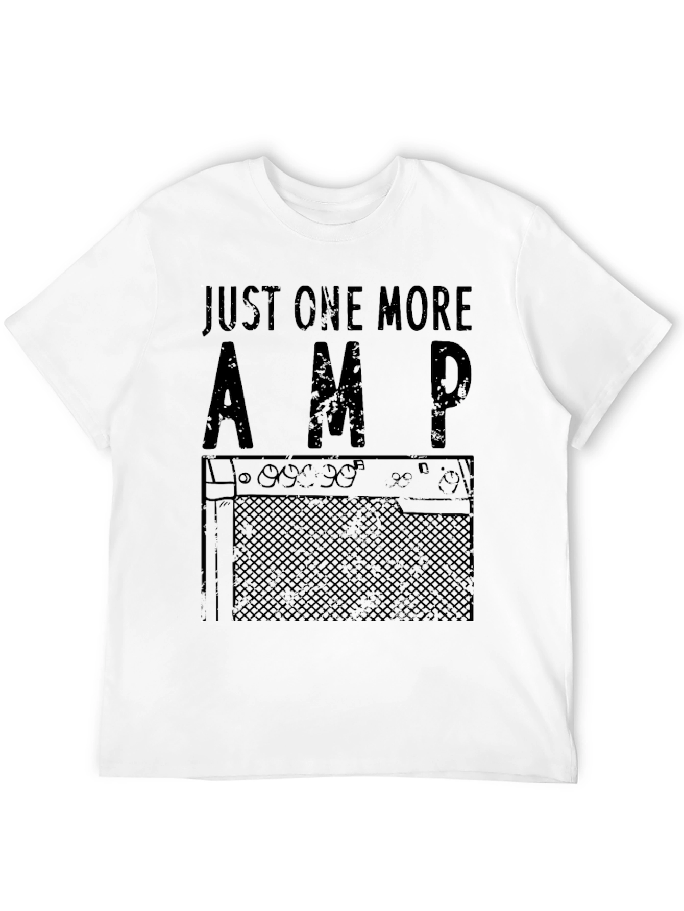 Just One More Amp Black Graphic T-Shirt