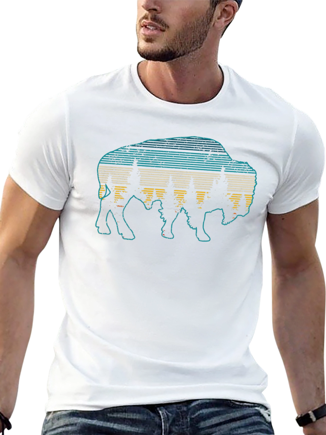 Buffalo Sunset Graphic Tee