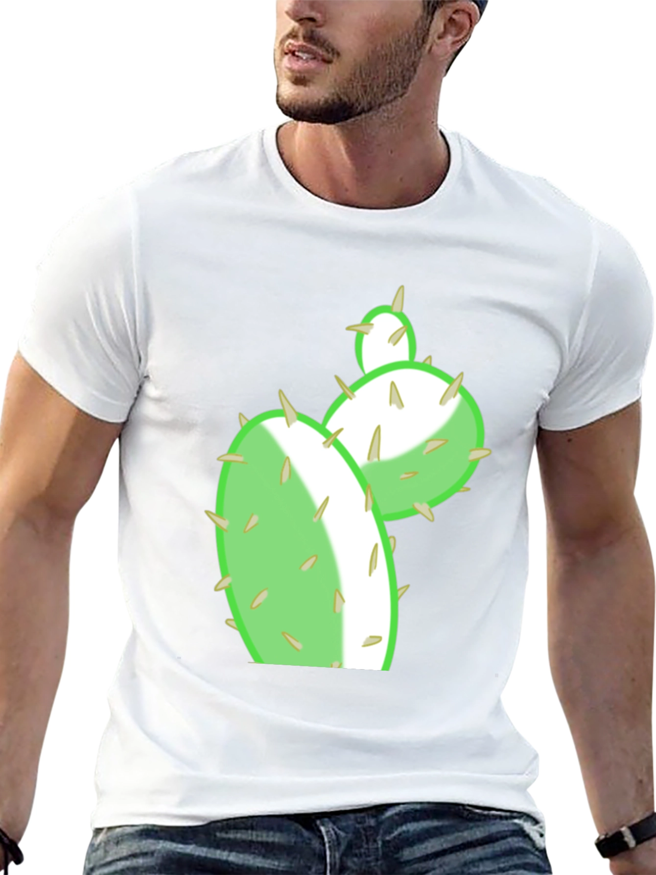 Cactus Graphic Print T-Shirt