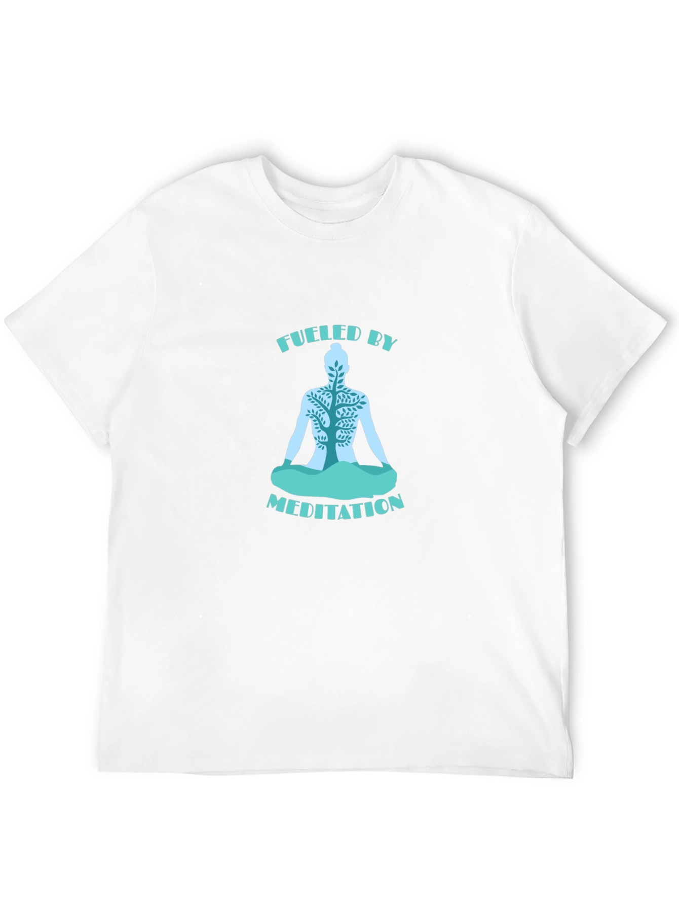 Fueled by Meditation T-Shirt - Black Yoga Tee