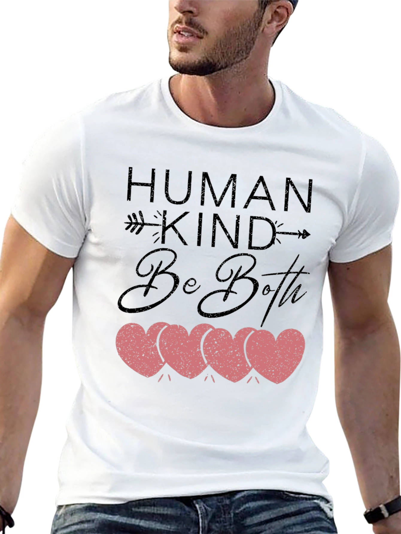 Human Kind Be Both Heart Tee