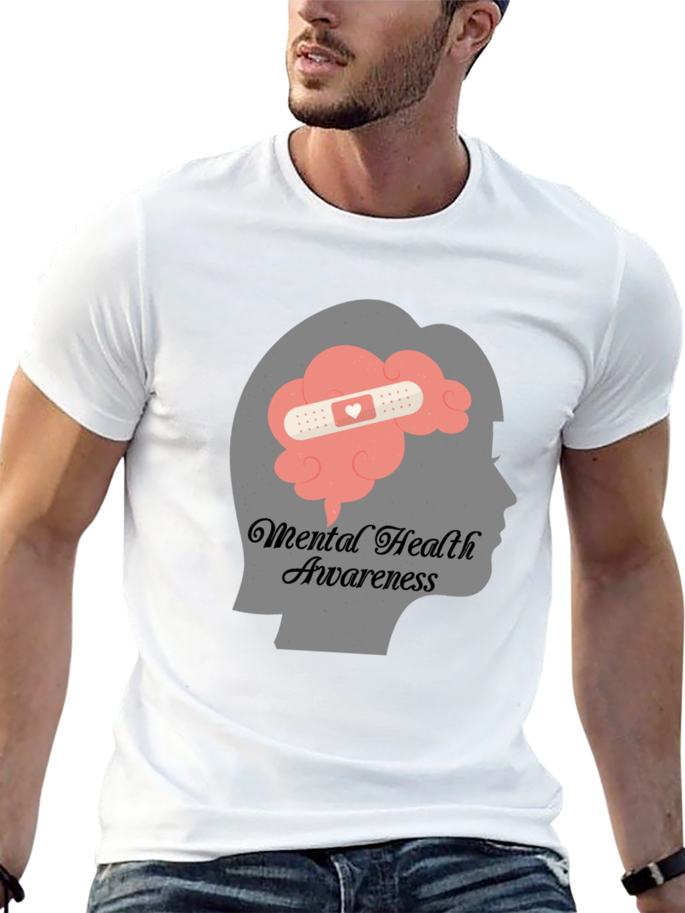 Mental Health Awareness Graphic T-Shirt