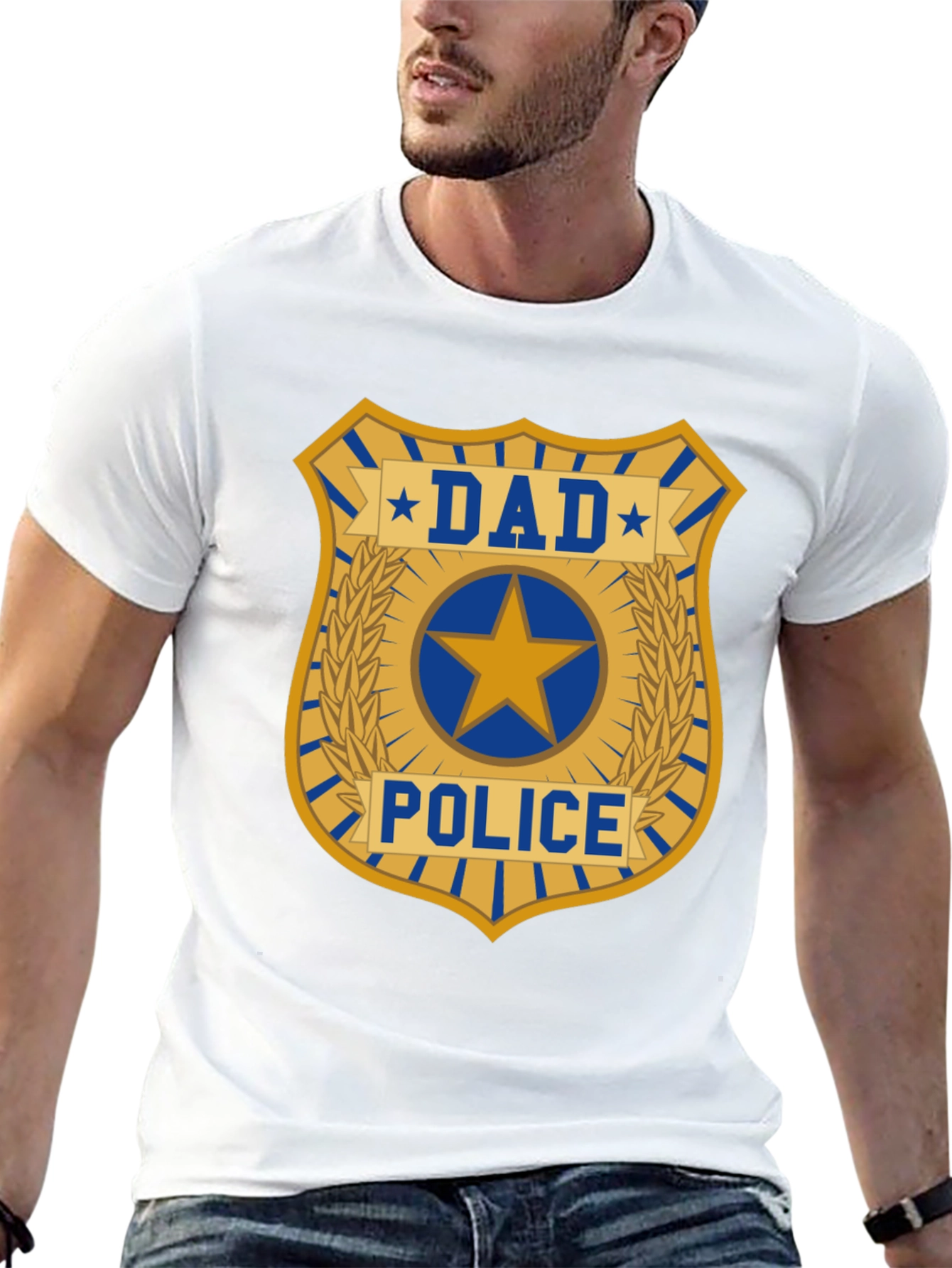 Dad Police T-Shirt - Funny Fathers Day Gift