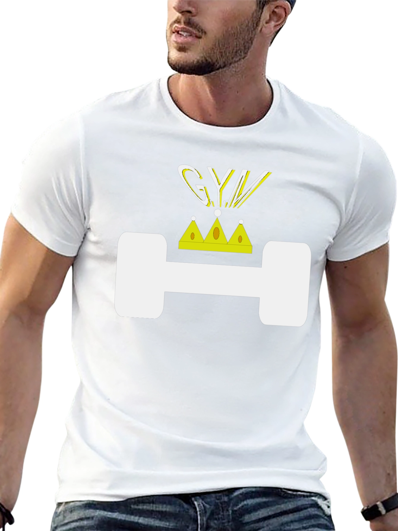 Gym King Graphic Tee - Black