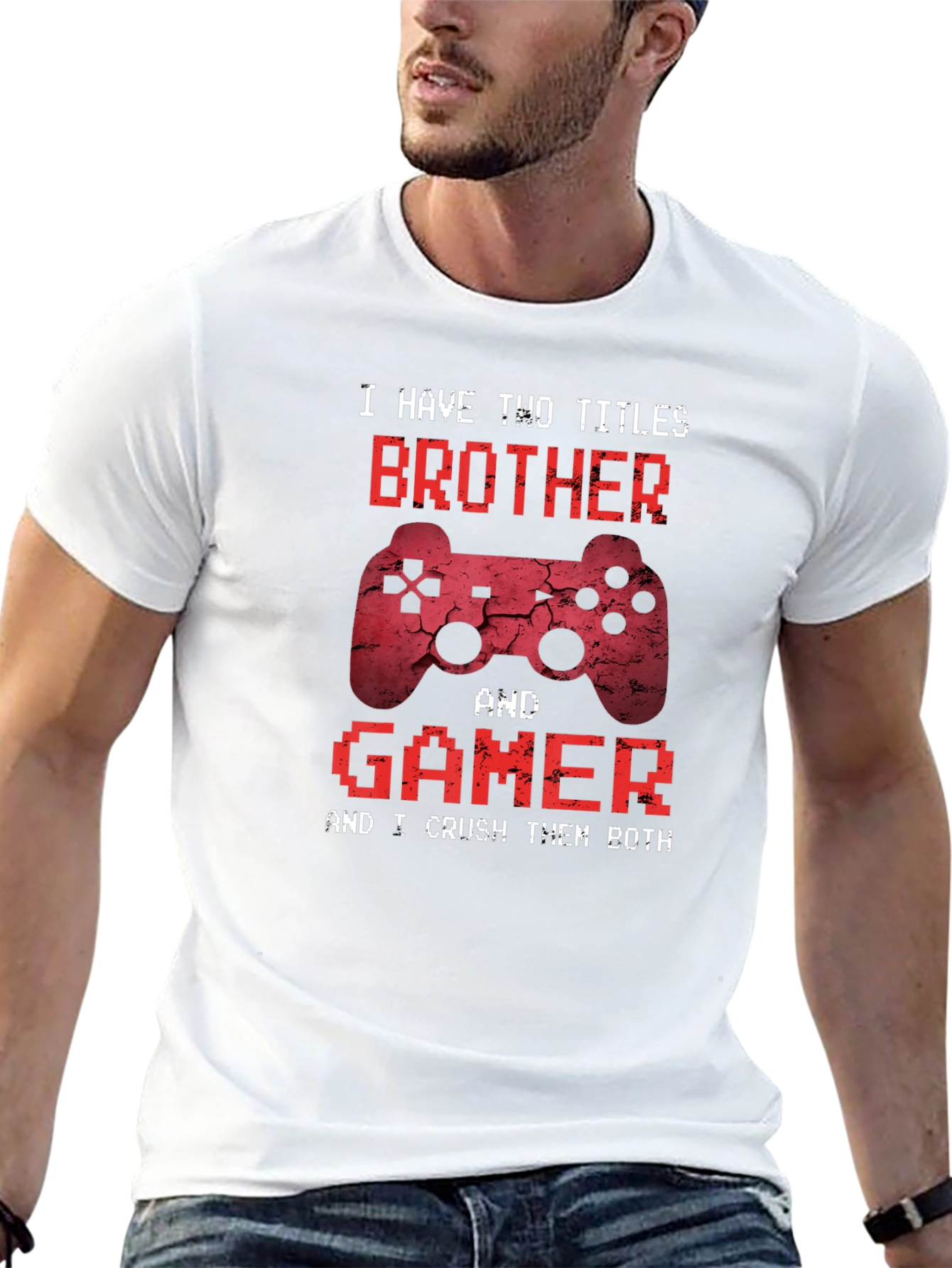 Brother & Gamer T-Shirt - Funny Gaming Gift