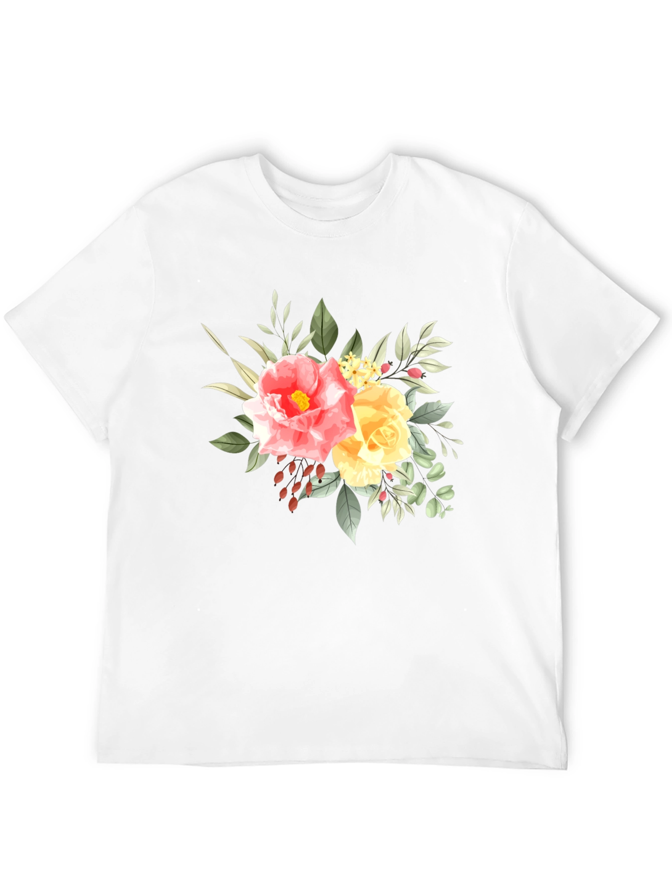 Floral T-Shirt - Stylish Graphic Tee
