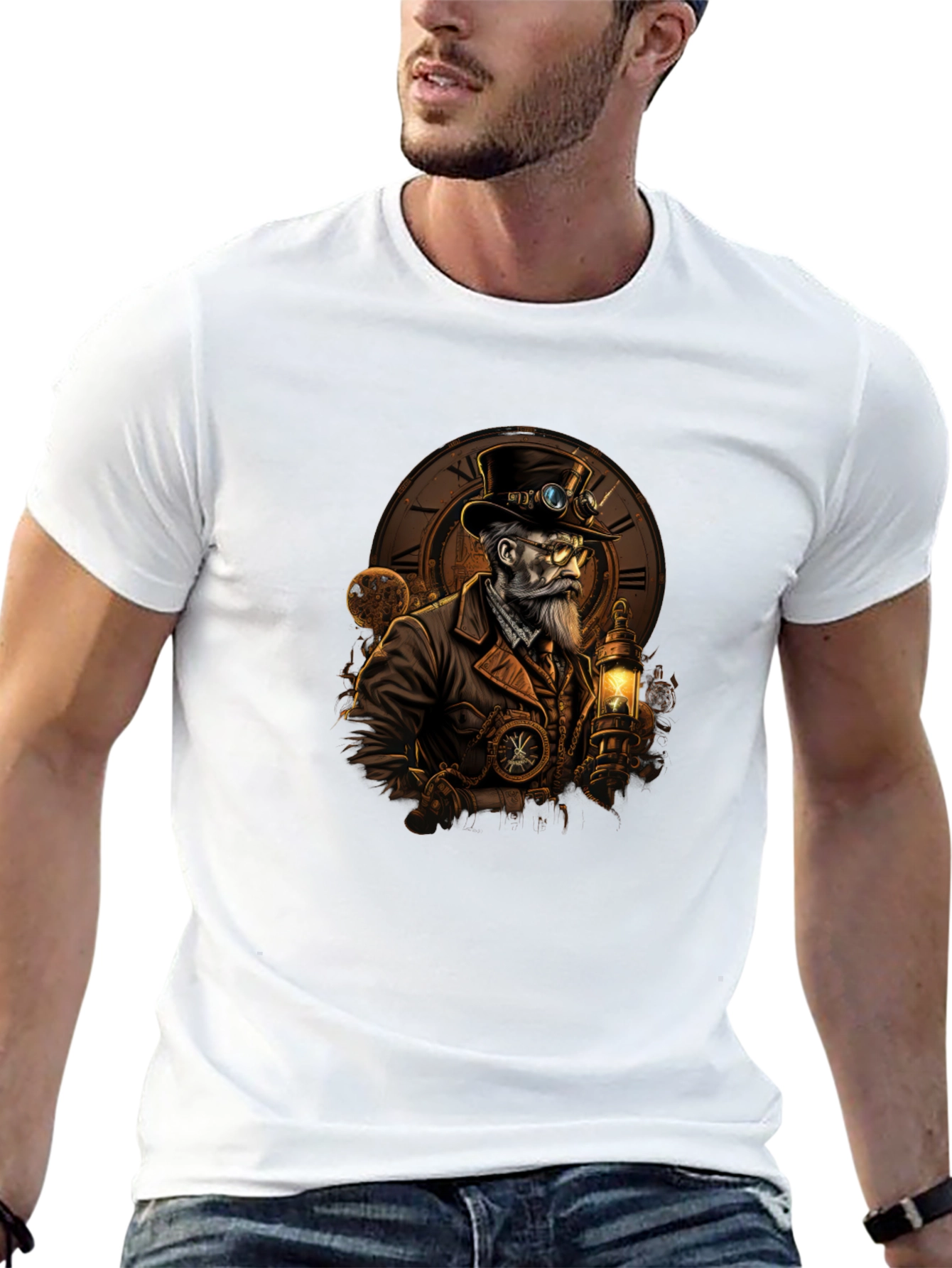Steampunk Gentleman Graphic Tee