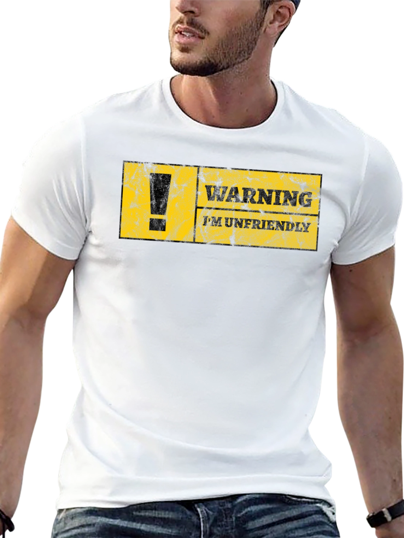 Warning Im Unfriendly T-Shirt - Sarcastic Graphic Tee
