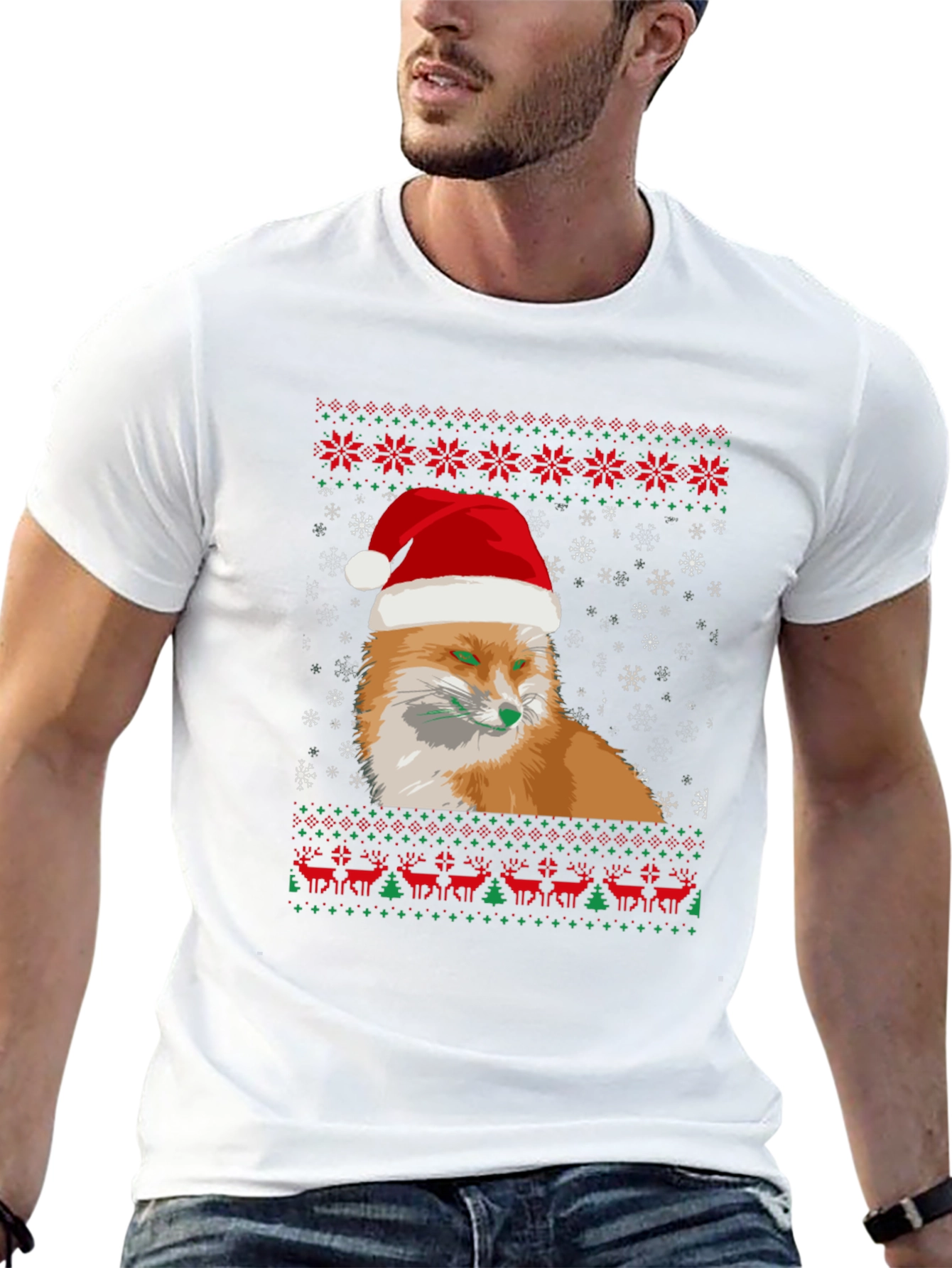 Festive Fox Christmas T-Shirt