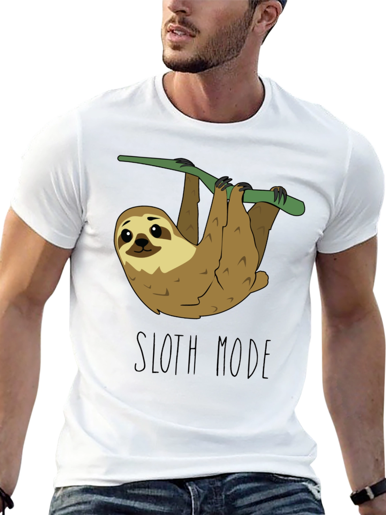 Sloth Mode Black T-Shirt