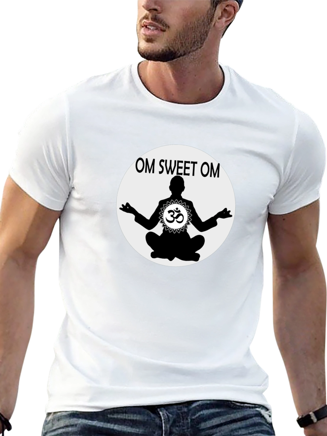 Om Sweet Om Graphic T-Shirt - Yoga Meditation Tee