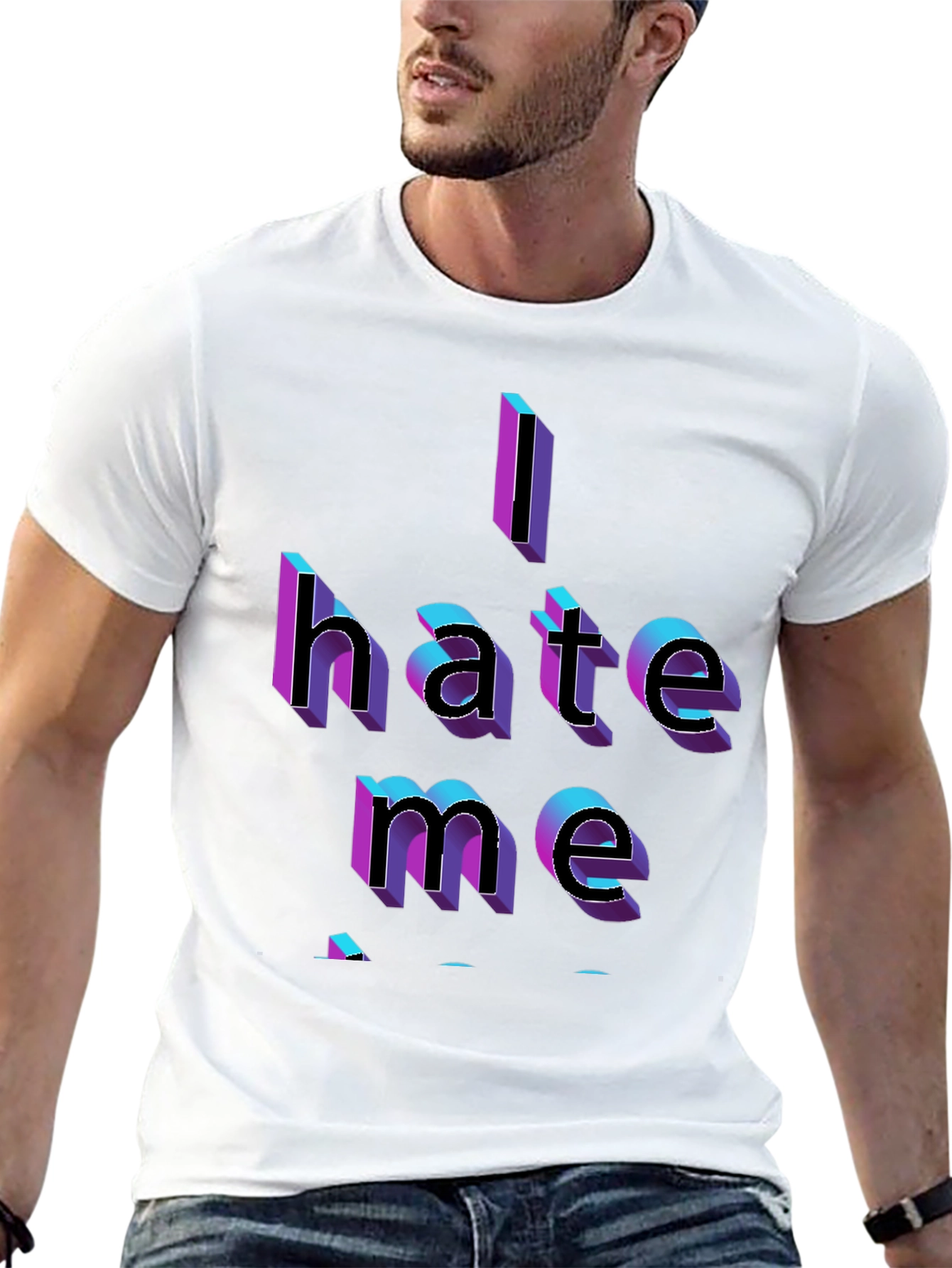 I Hate Me Graphic Tee - Bold Statement T-Shirt