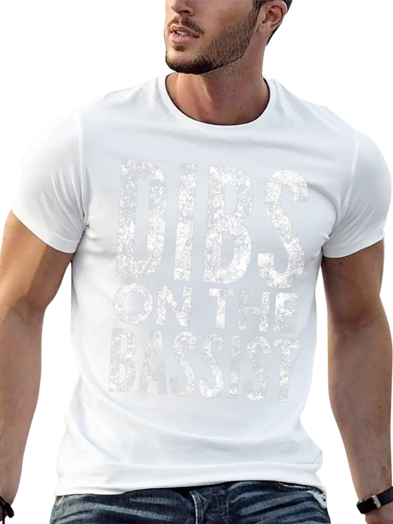 Dibs on the Bassist - Funny Band T-Shirt