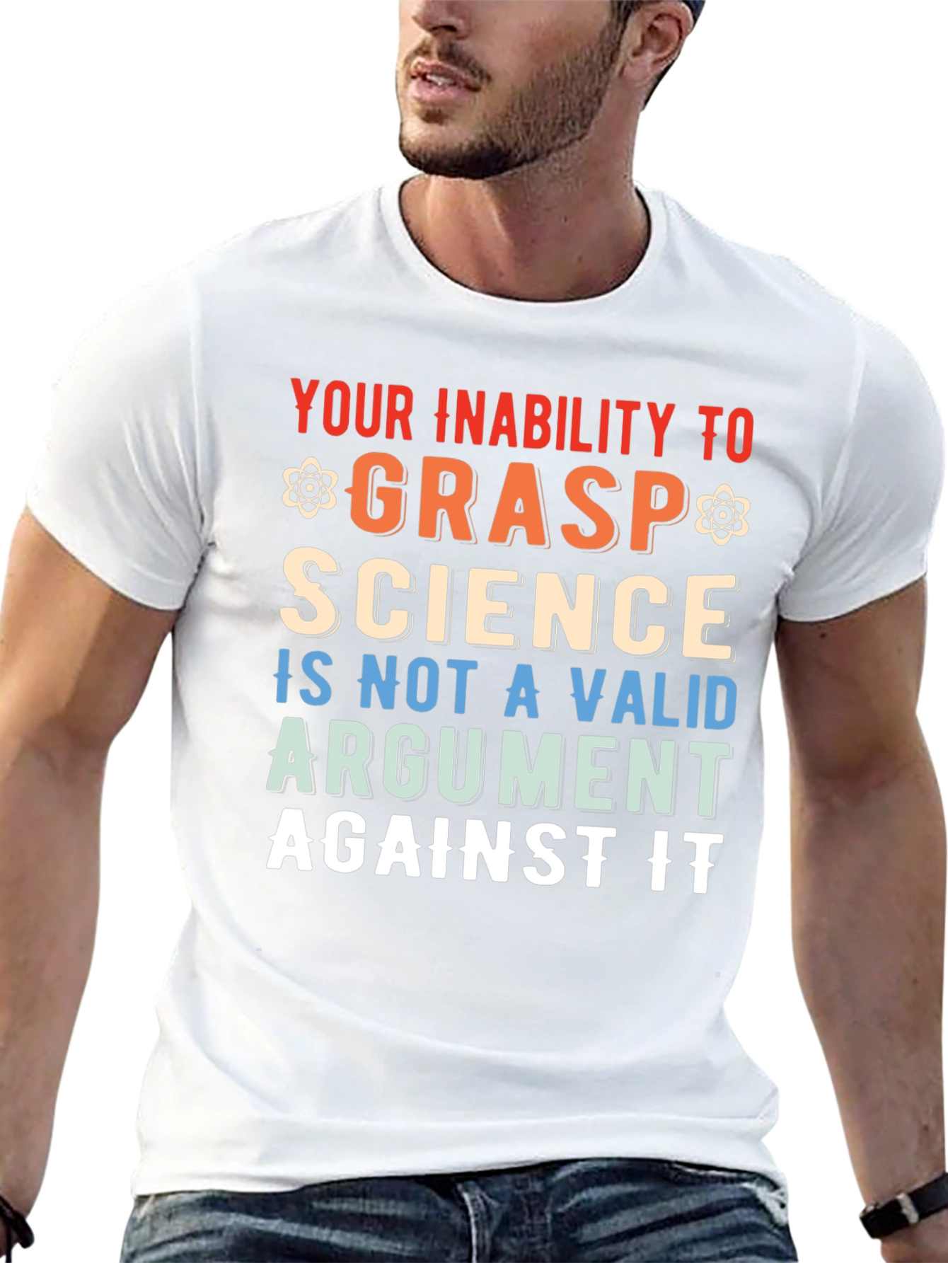 Science Grasp T-Shirt - Funny Sarcastic Geek Tee