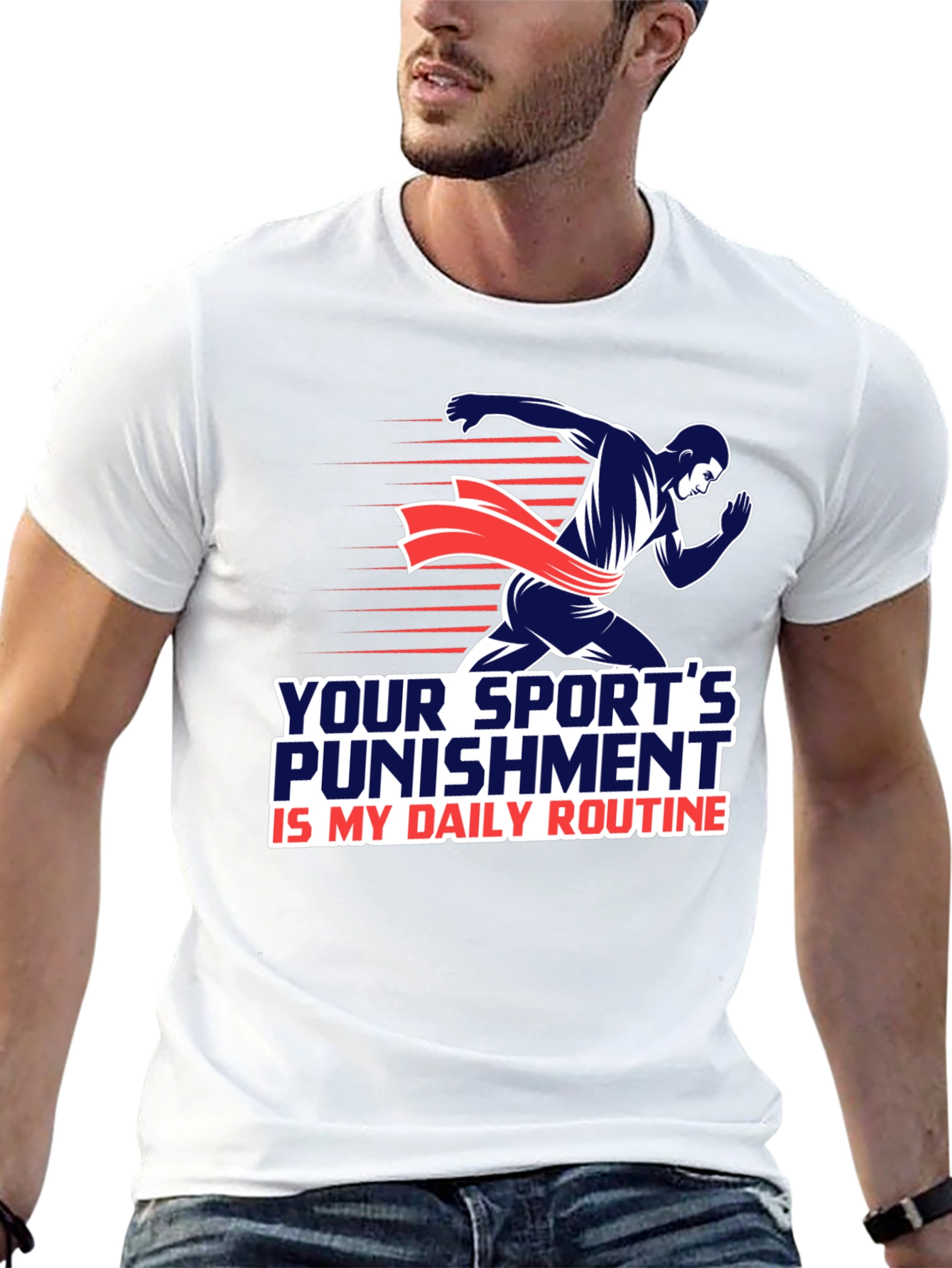 Athlete Graphic T-Shirt: Daily Routine