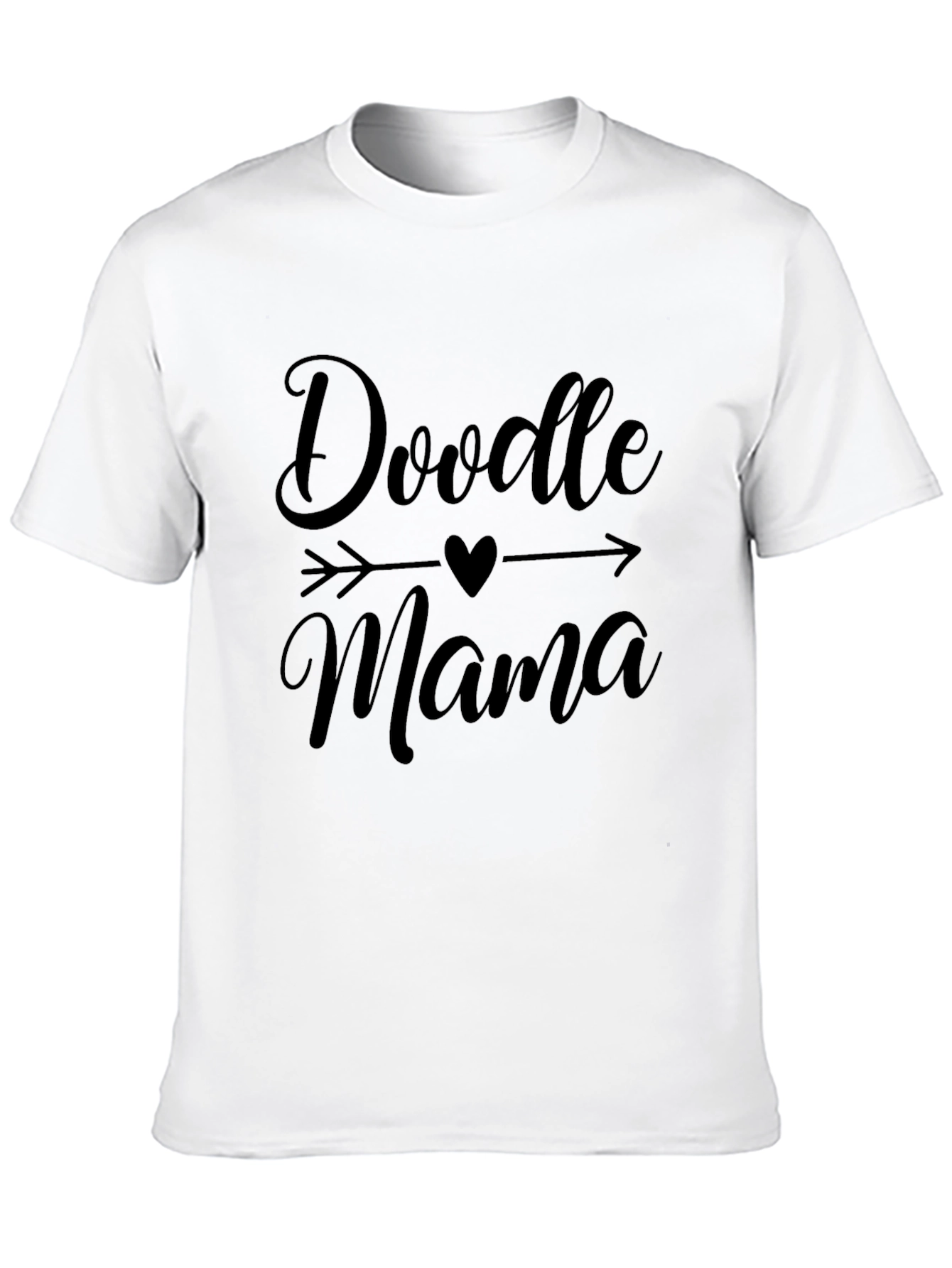 Doodle Mama Black Graphic Tee