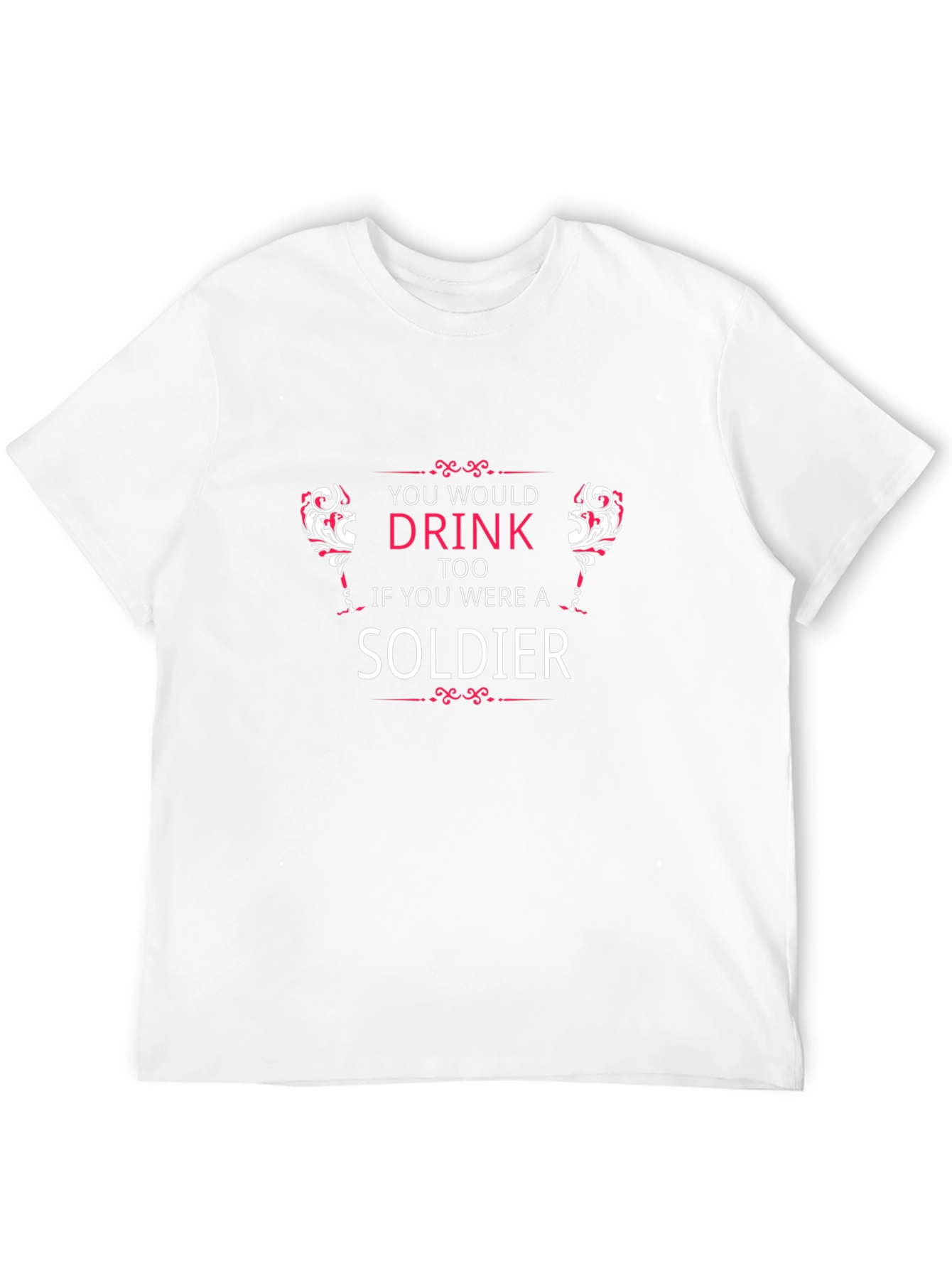 Soldier Drink T-Shirt - Funny Novelty Tee