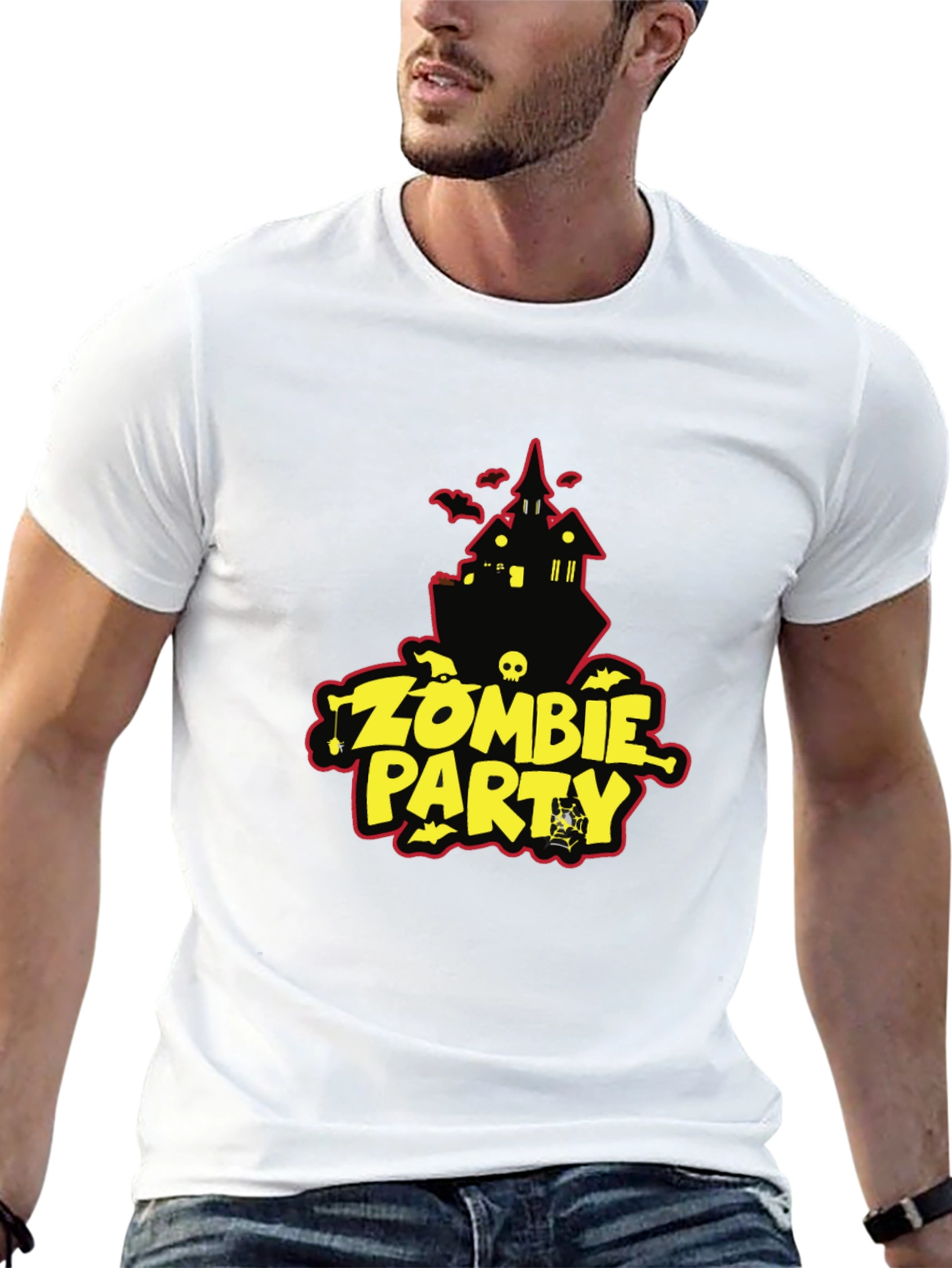 Zombie Party Black T-Shirt
