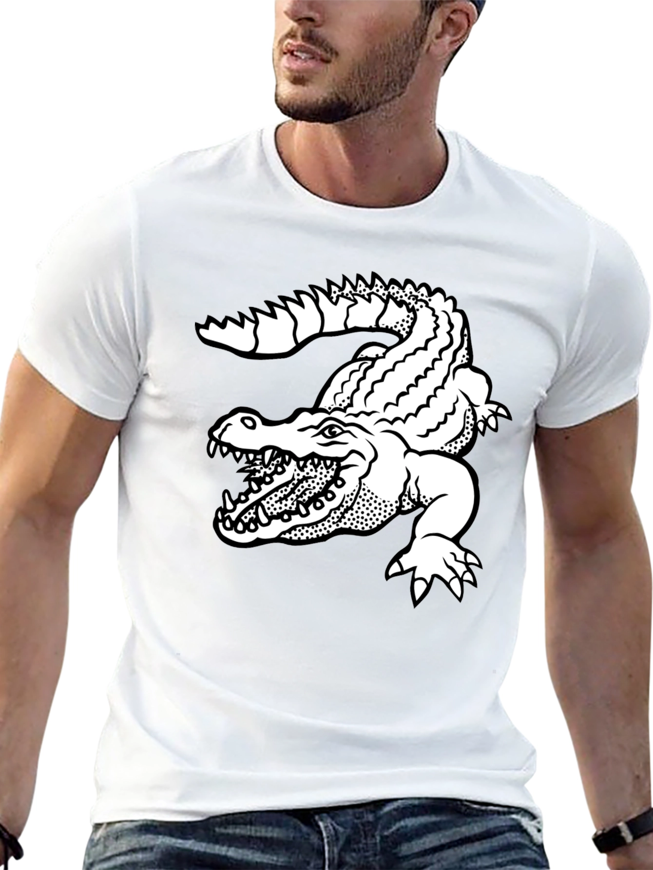 Gator Graphic Black T-Shirt
