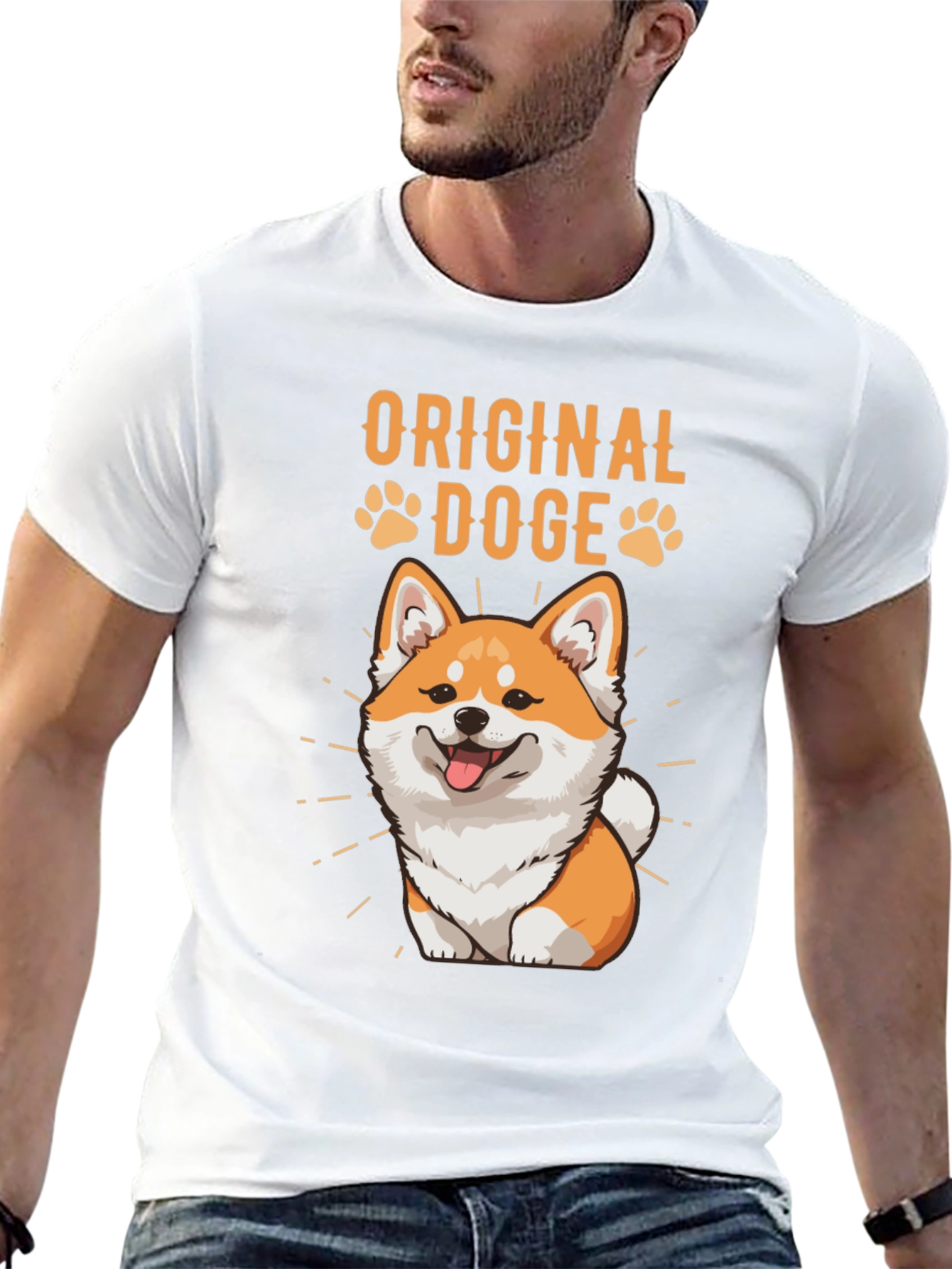 Original Doge Shiba Inu T-Shirt – Cute Crypto Dog Lover Tee