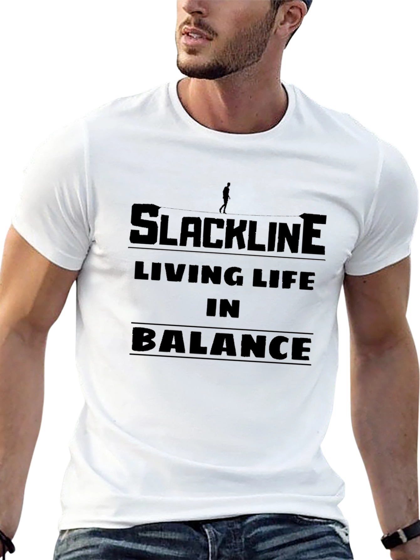 Slackline Balance Tee - Living Life in Balance