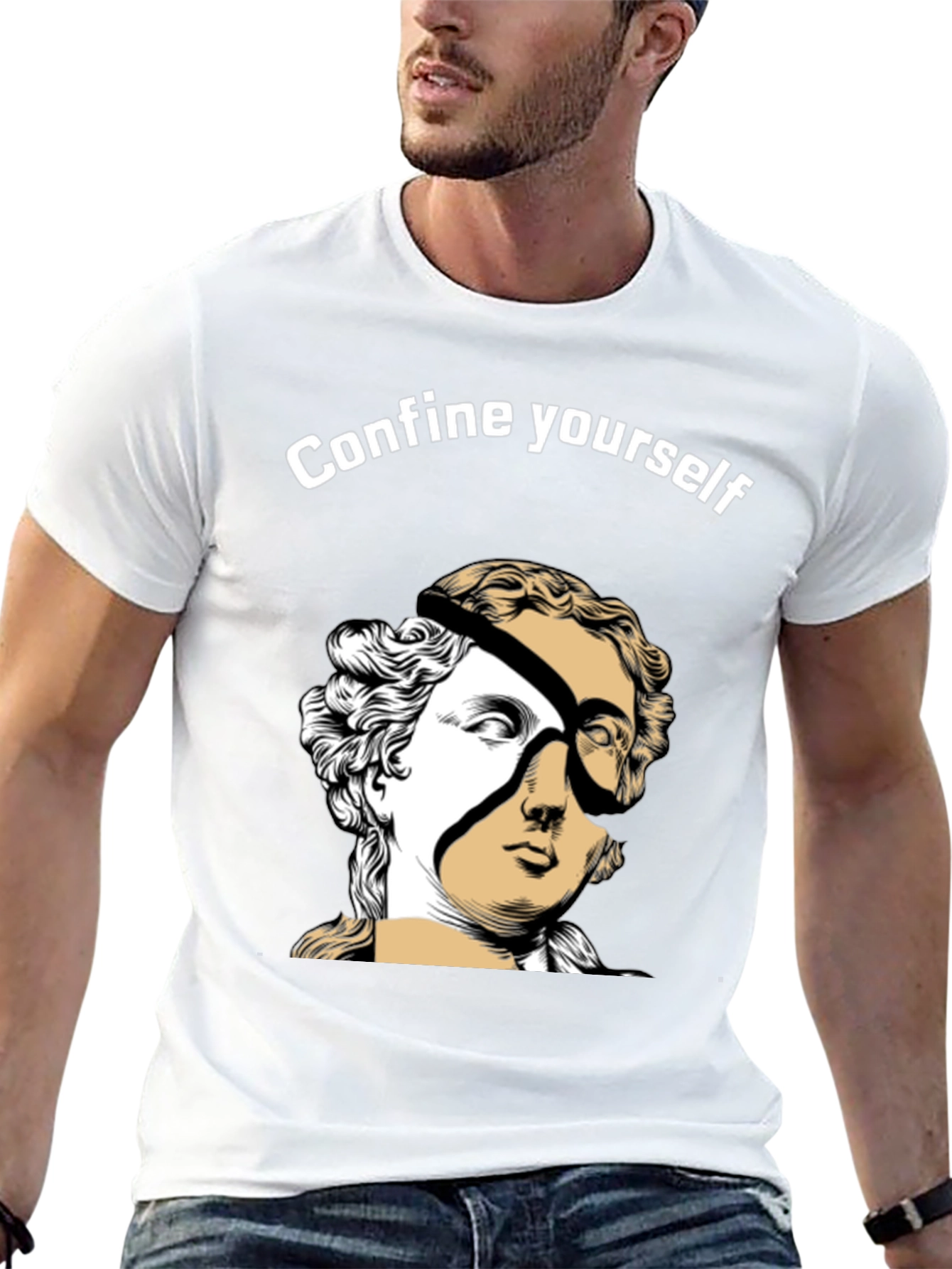 Confine Yourself Graphic Tee - Modern Art T-Shirt