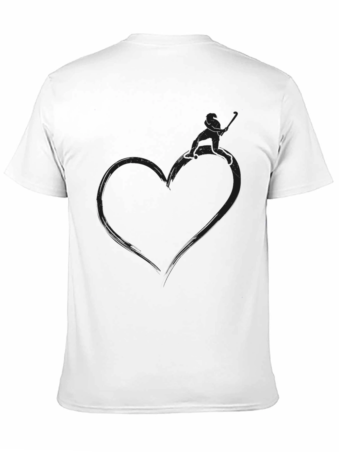 Heart Fisherman Graphic Tee - Stylish Comfort