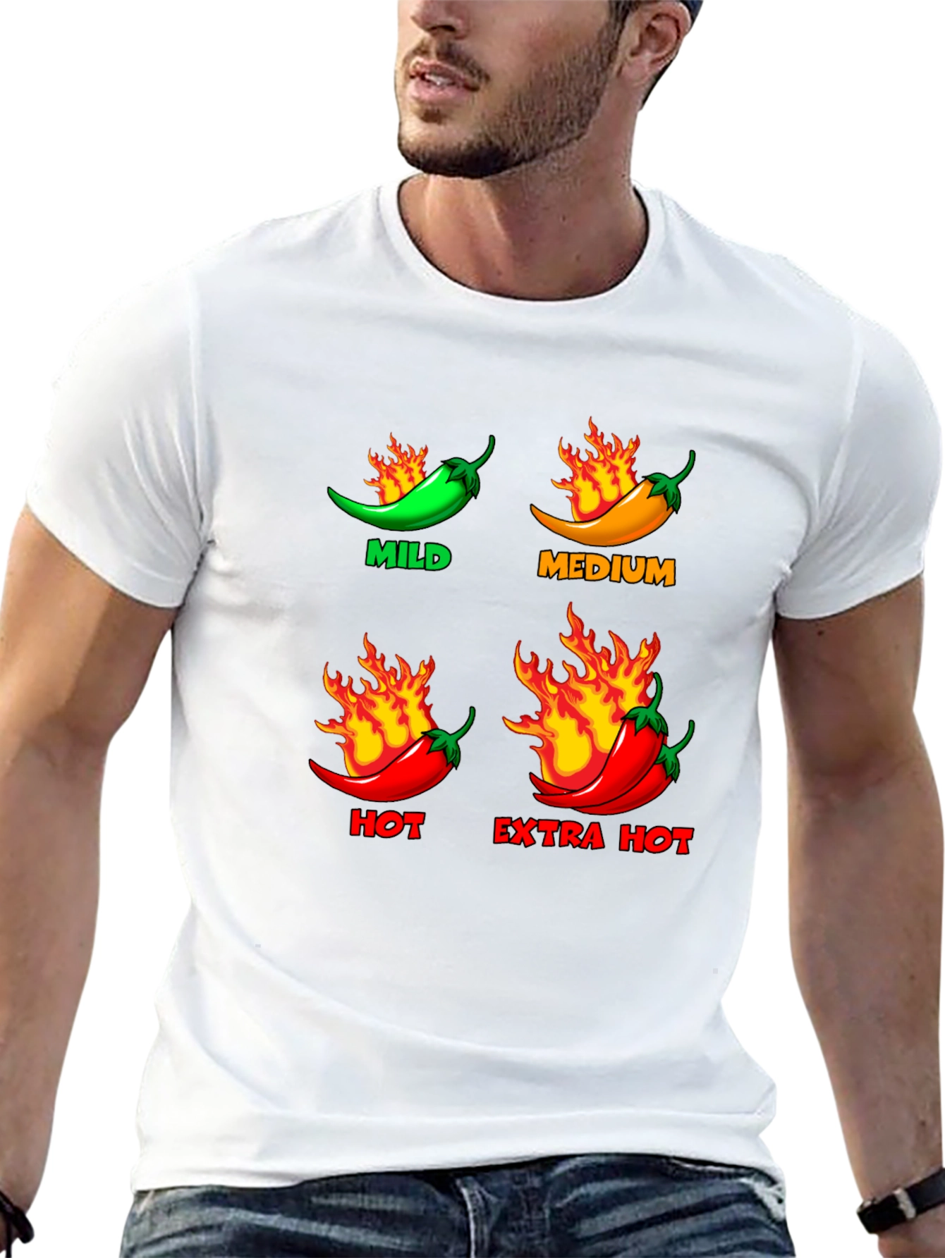 Spicy Pepper Heat Level T-Shirt