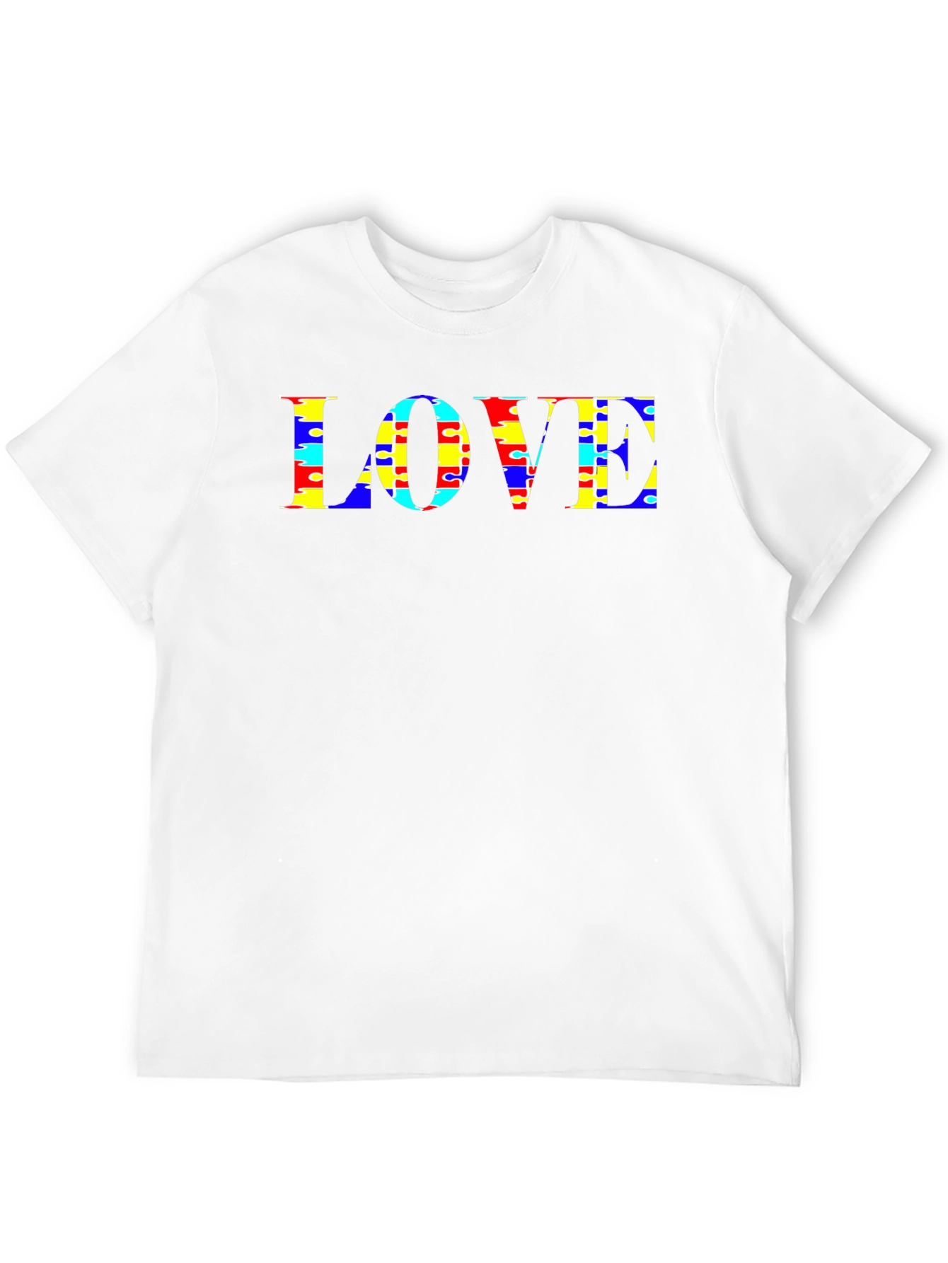 Love Autism Awareness Puzzle Piece T-Shirt