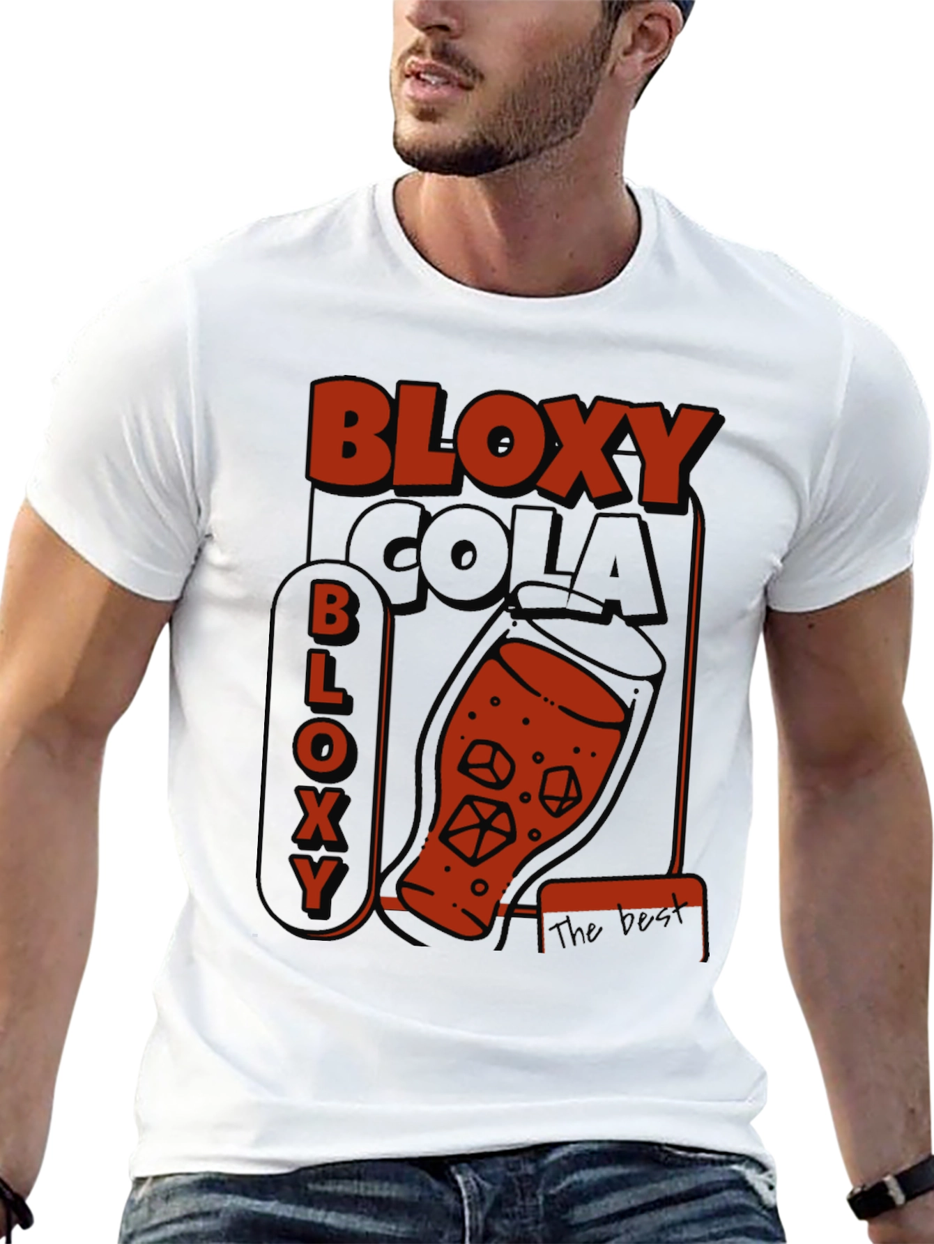 Bloxy Cola Graphic Tee - Cool Retro Design
