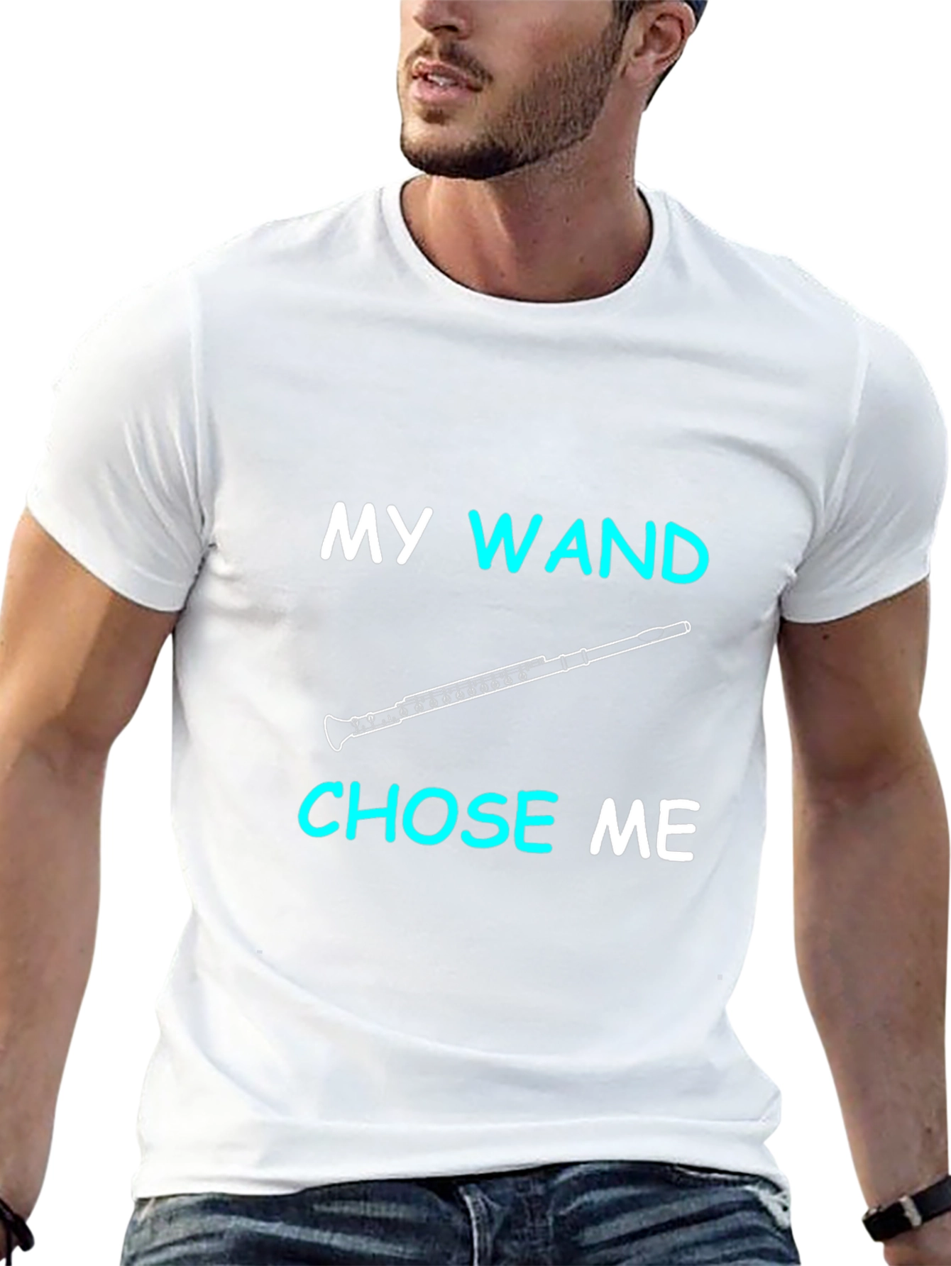 My Wand Chose Me Oboe Player T-Shirt
