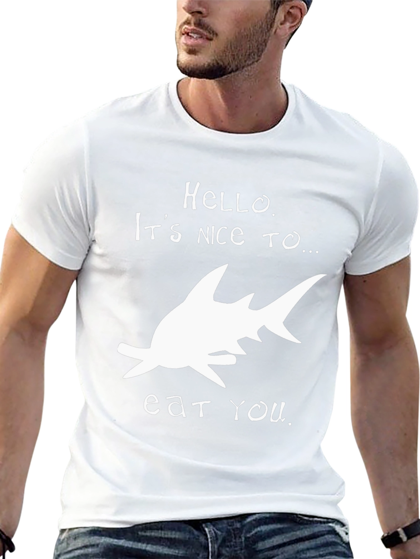 Shark Humor Graphic Tee