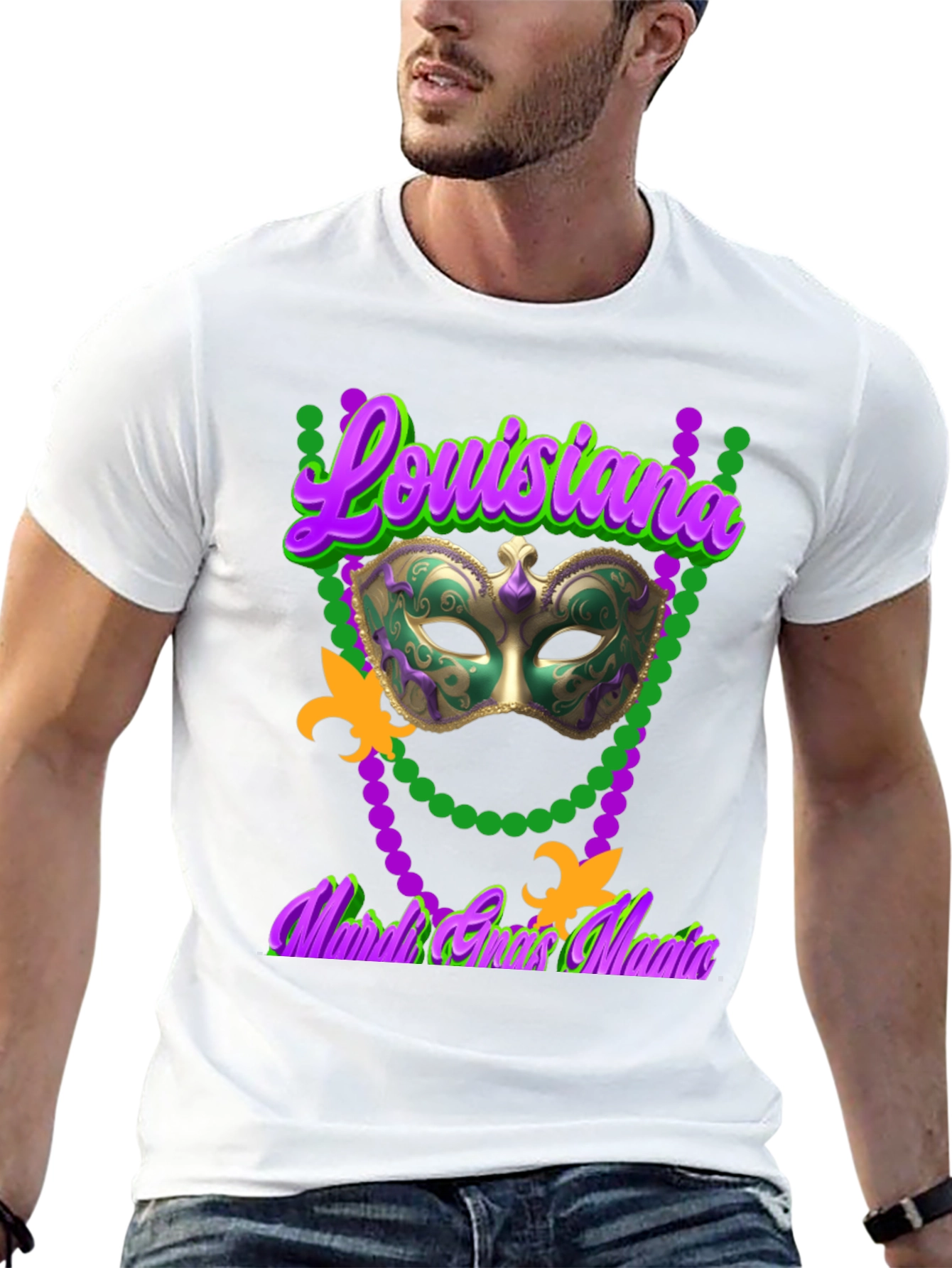 Mardi Gras Louisiana Graphic Tee