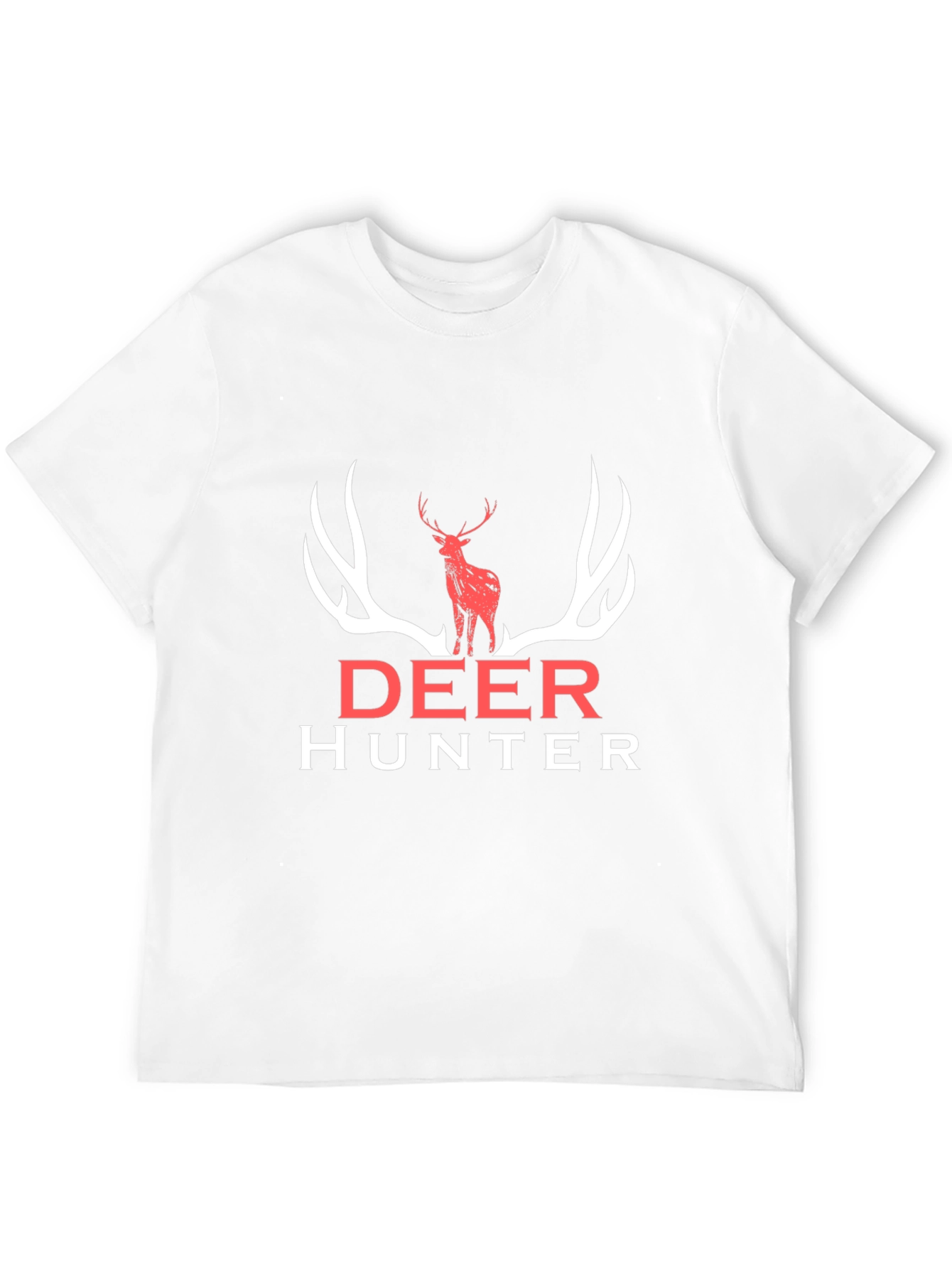 Deer Hunter Graphic Tee - Black Cotton Shirt