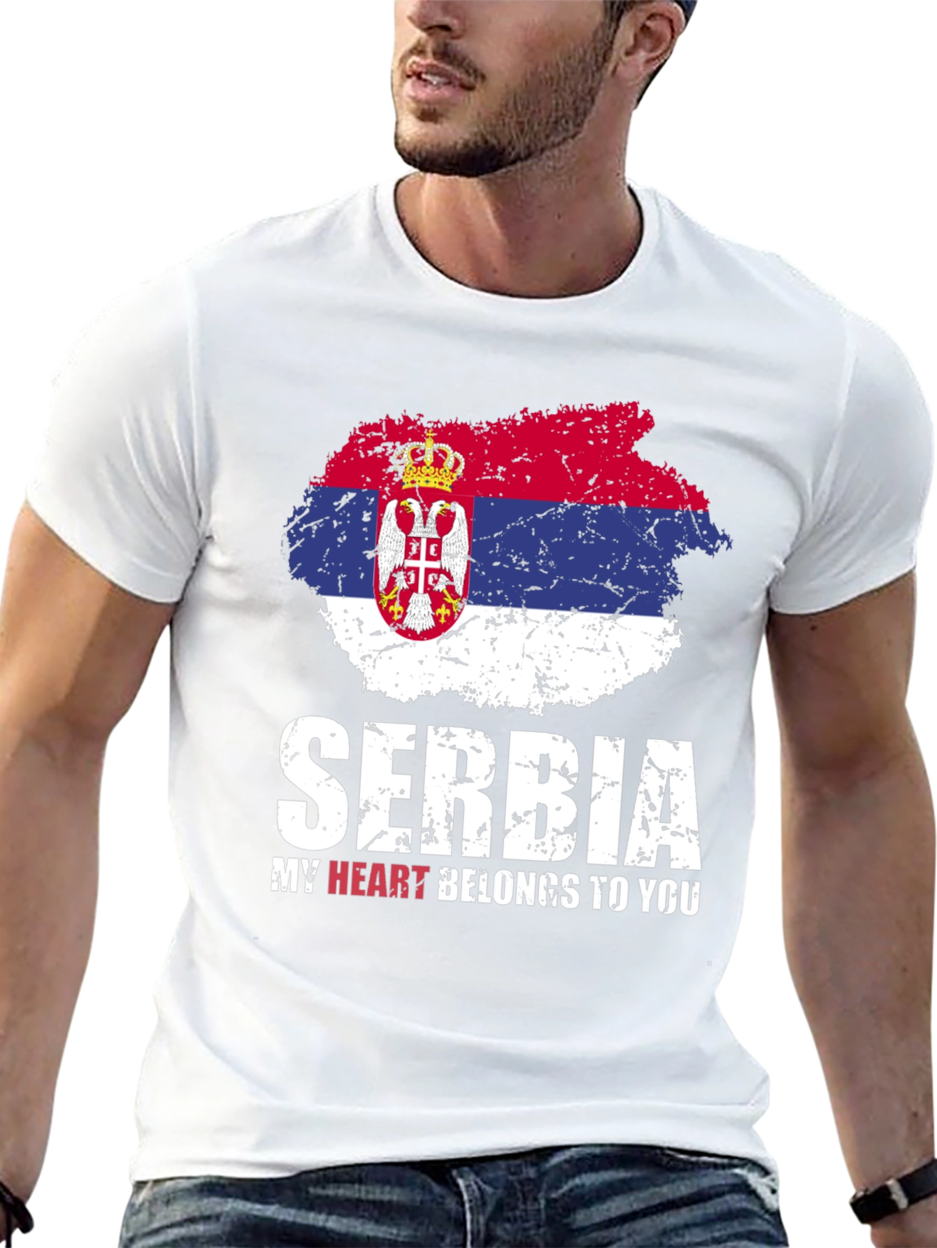 Serbia My Heart Belongs To You T-Shirt
