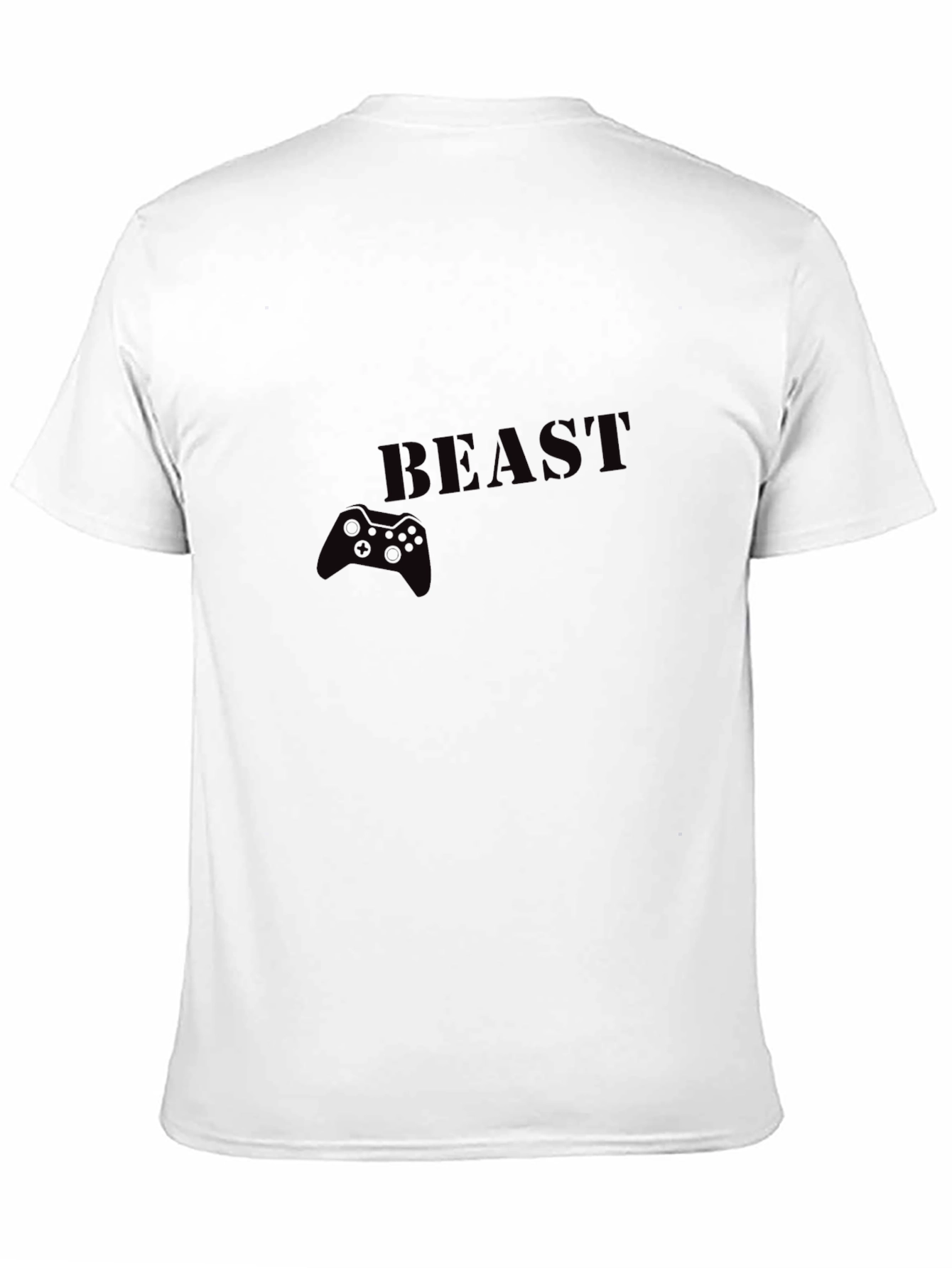 Gamer Beast Black T-Shirt - Controller Graphic Tee