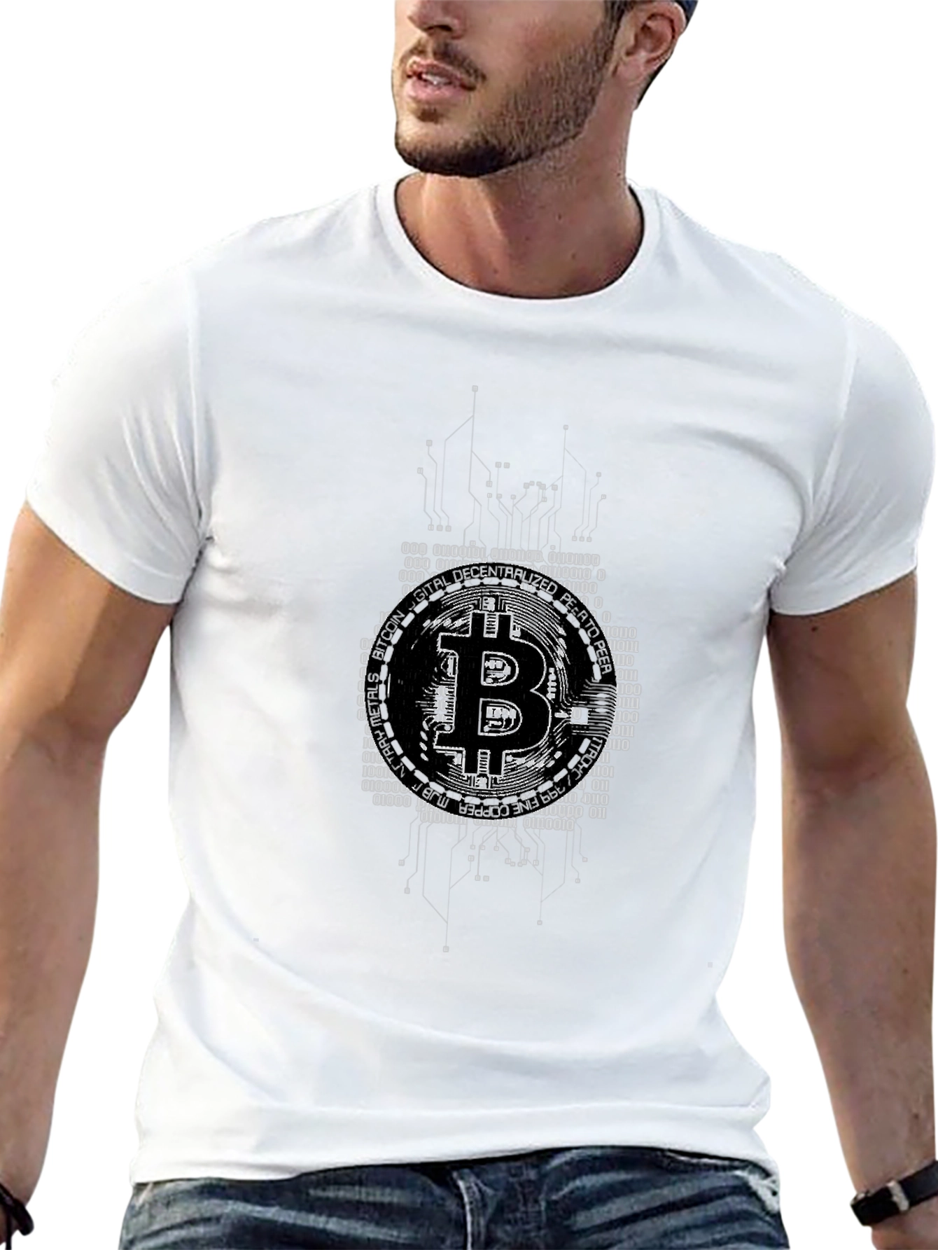 Bitcoin Tech Black T-Shirt - Crypto Currency