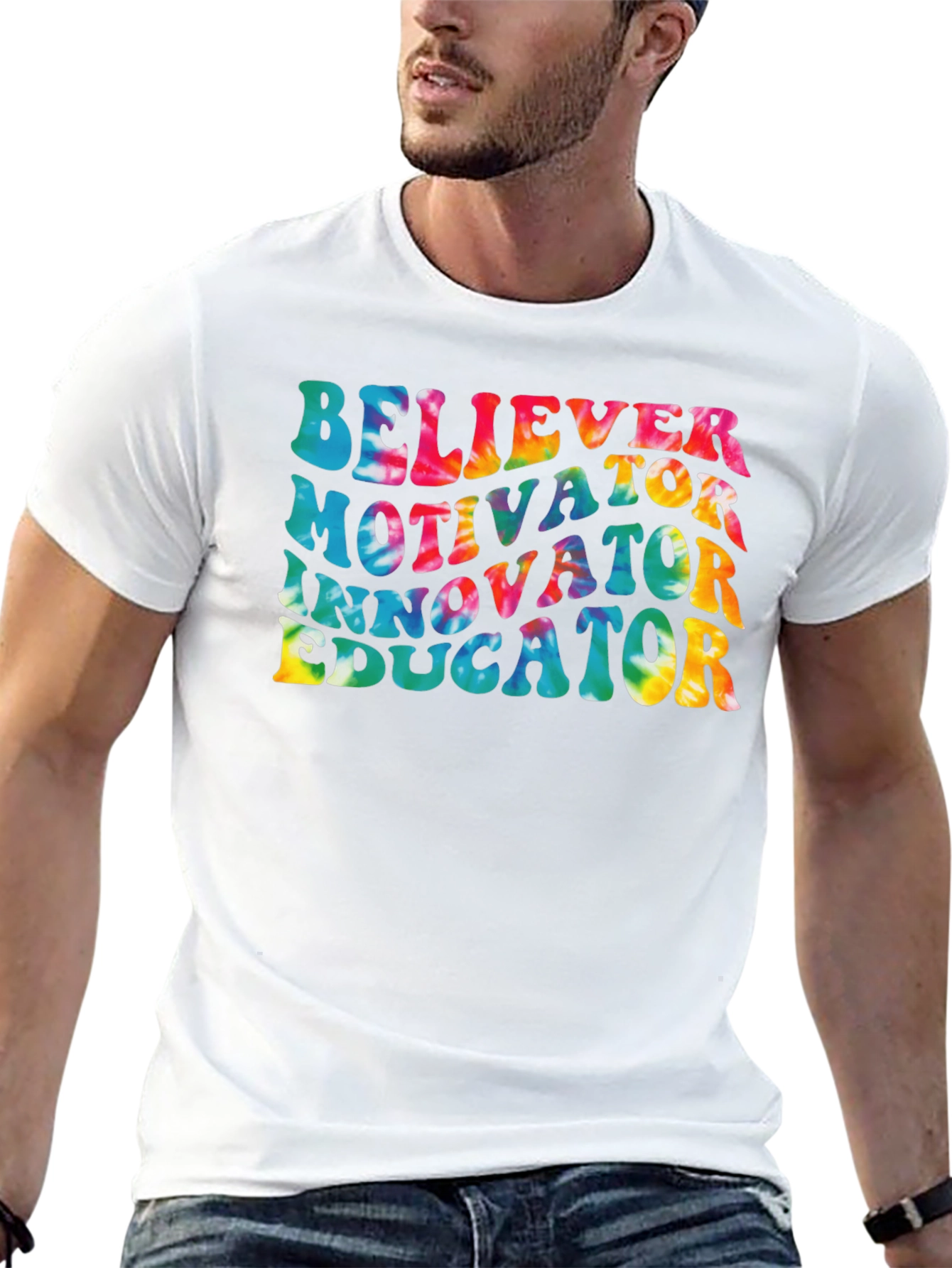 Believer Motivator Educator Graphic Tee
