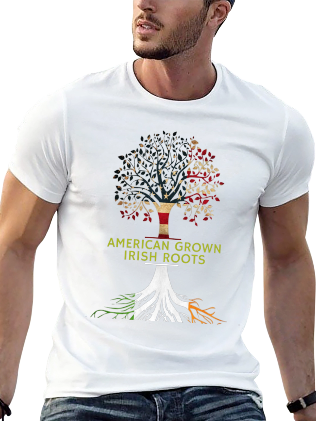 American Grown Irish Roots Graphic Tee