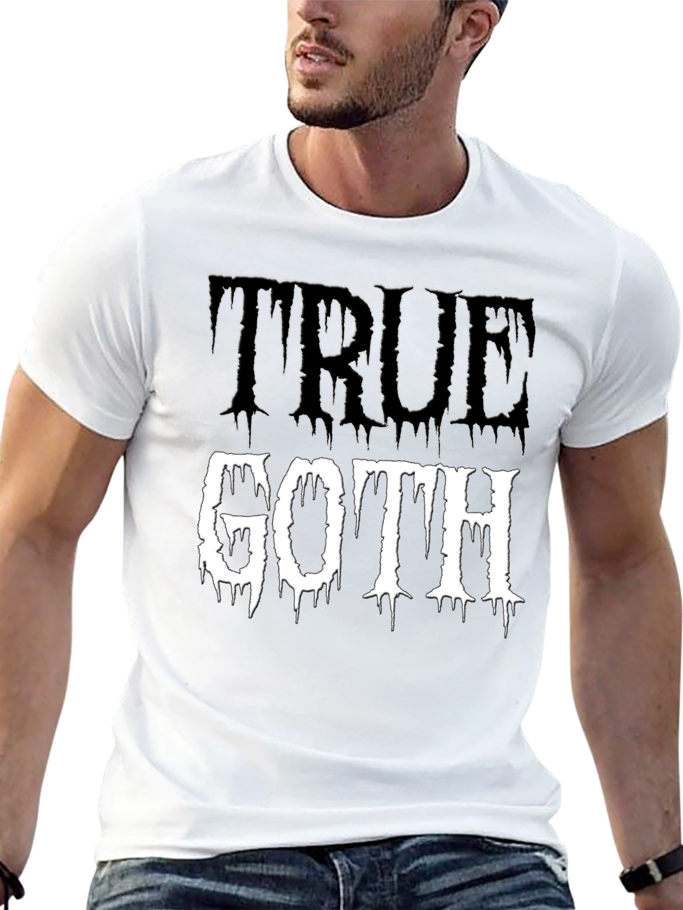 True Goth Graphic T-Shirt - Black
