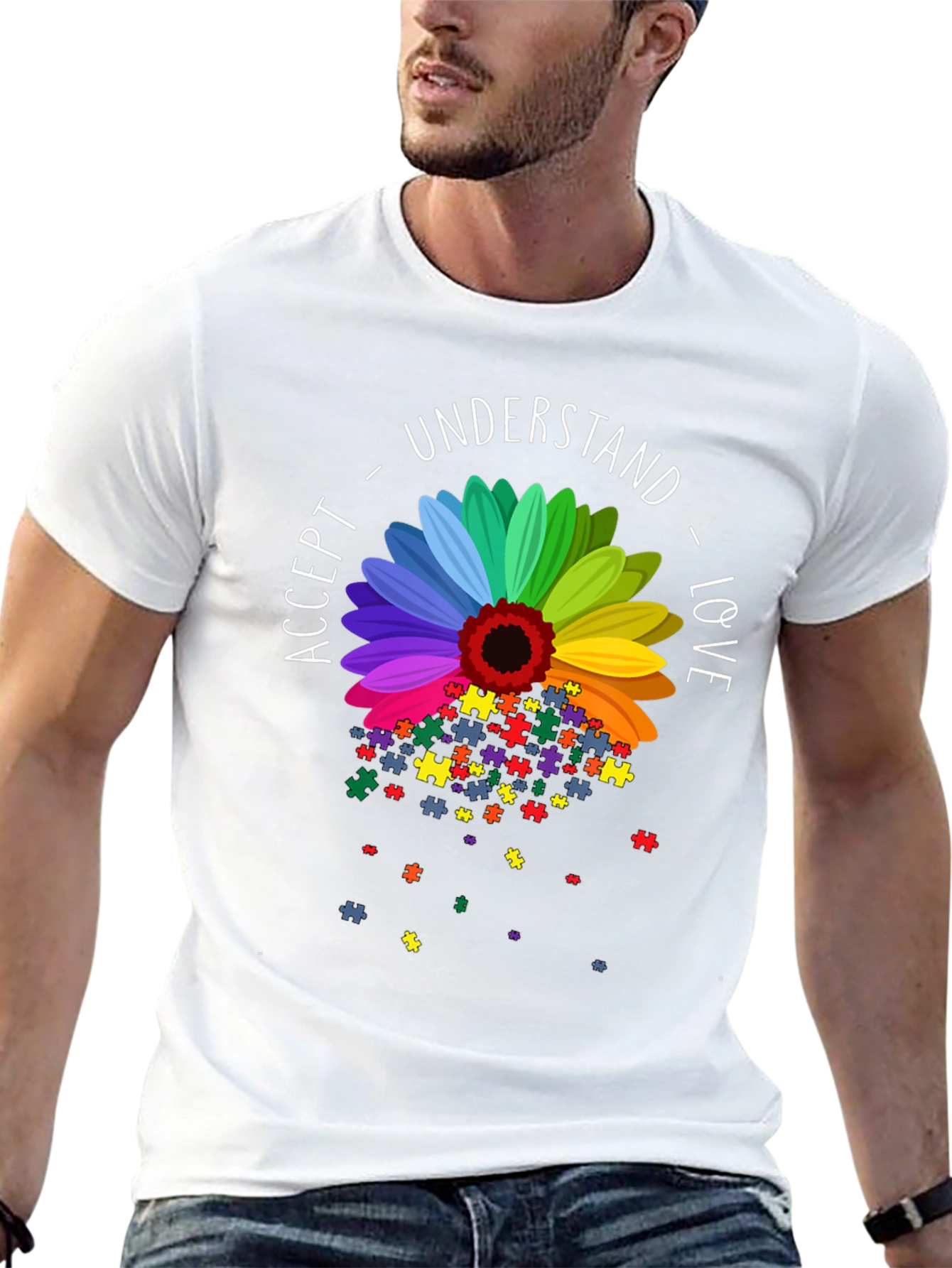 Autism Awareness Flower T-Shirt