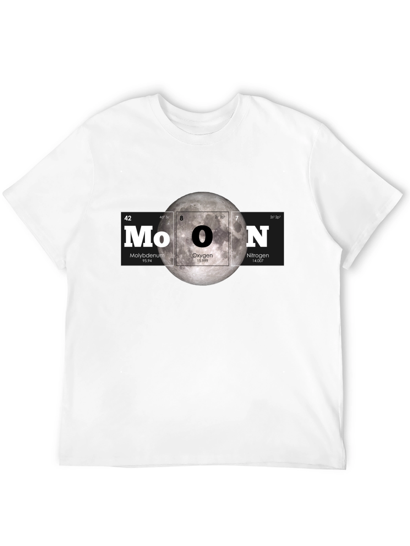 Periodic Table Moon Graphic T-Shirt
