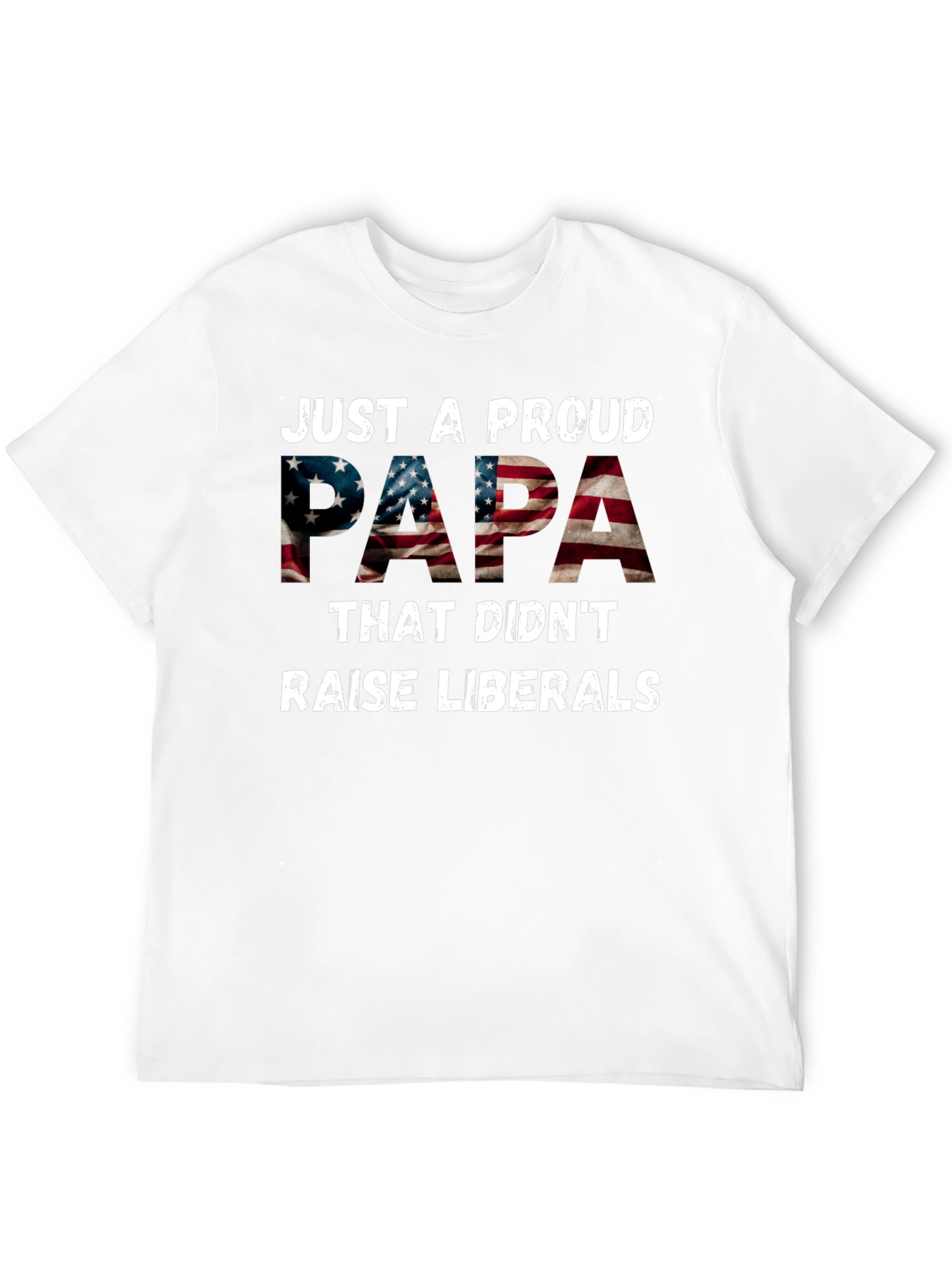 Proud Papa Patriotic T-Shirt