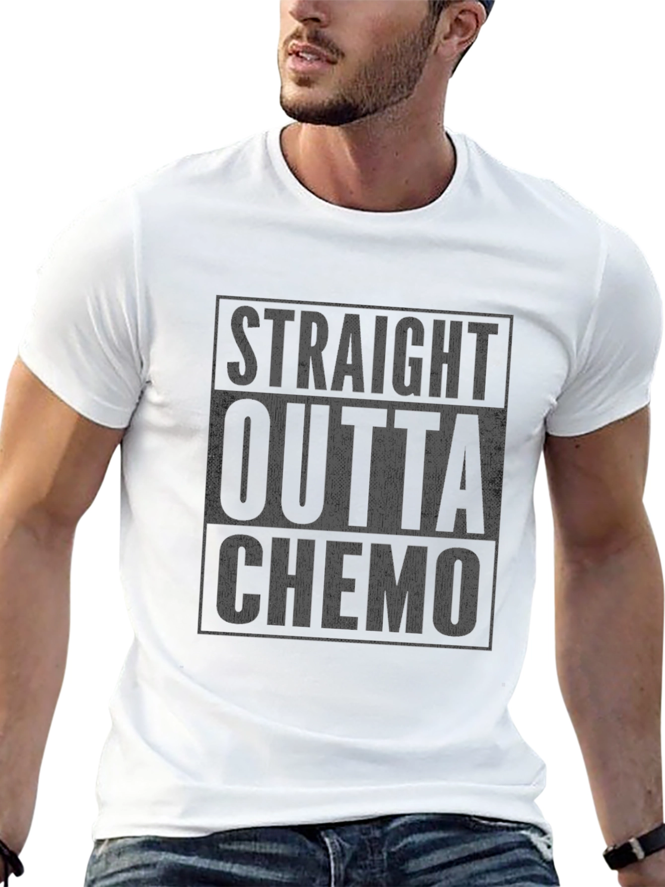 Straight Outta Chemo T-Shirt - Cancer Survivor Tee