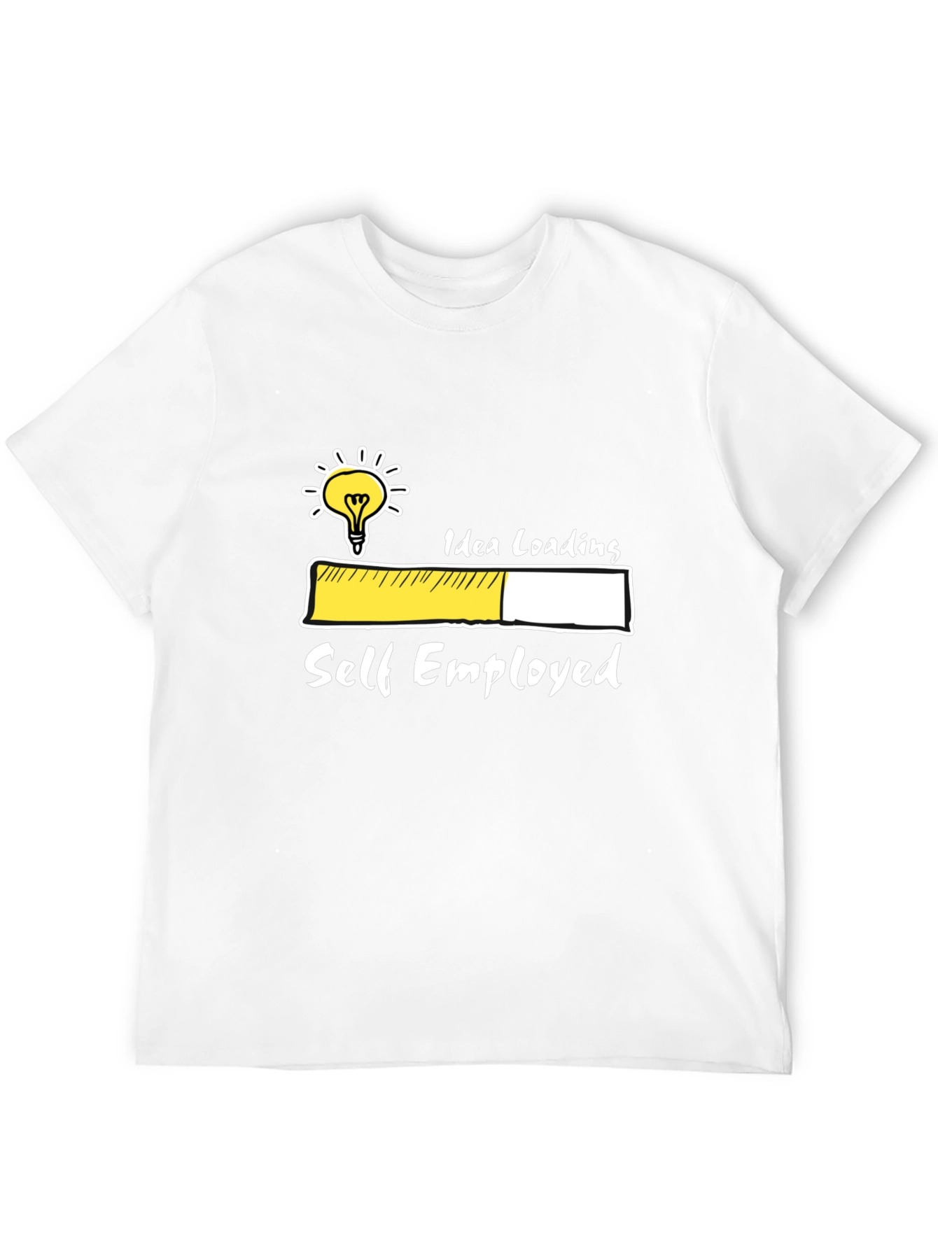 Self Employed Idea Loading Graphic Tee