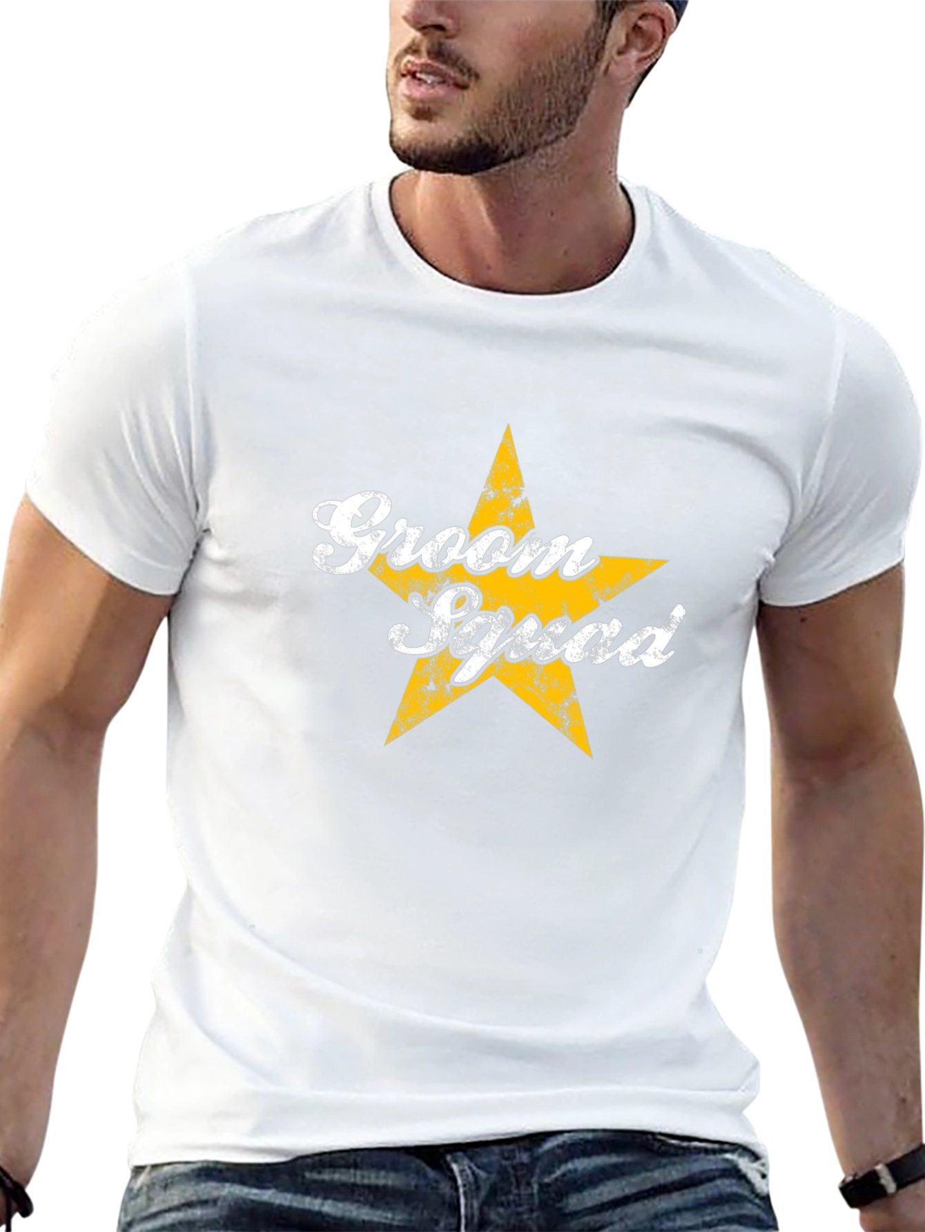 Groom Squad Black T-Shirt - Wedding Party