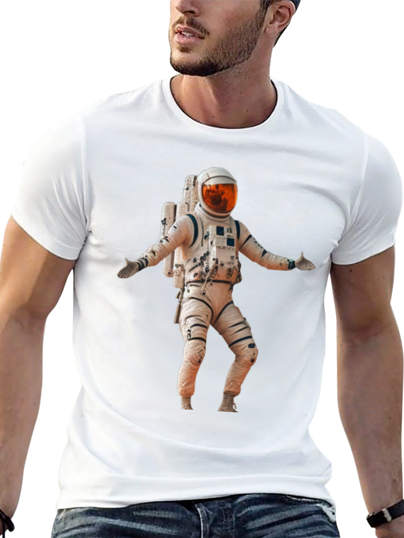Astronaut Graphic T-Shirt - Space Explorer Tee