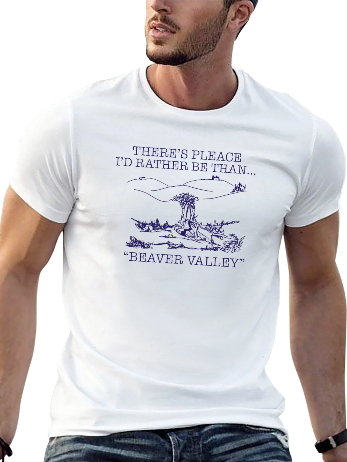 Beaver Valley Novelty Graphic T-Shirt