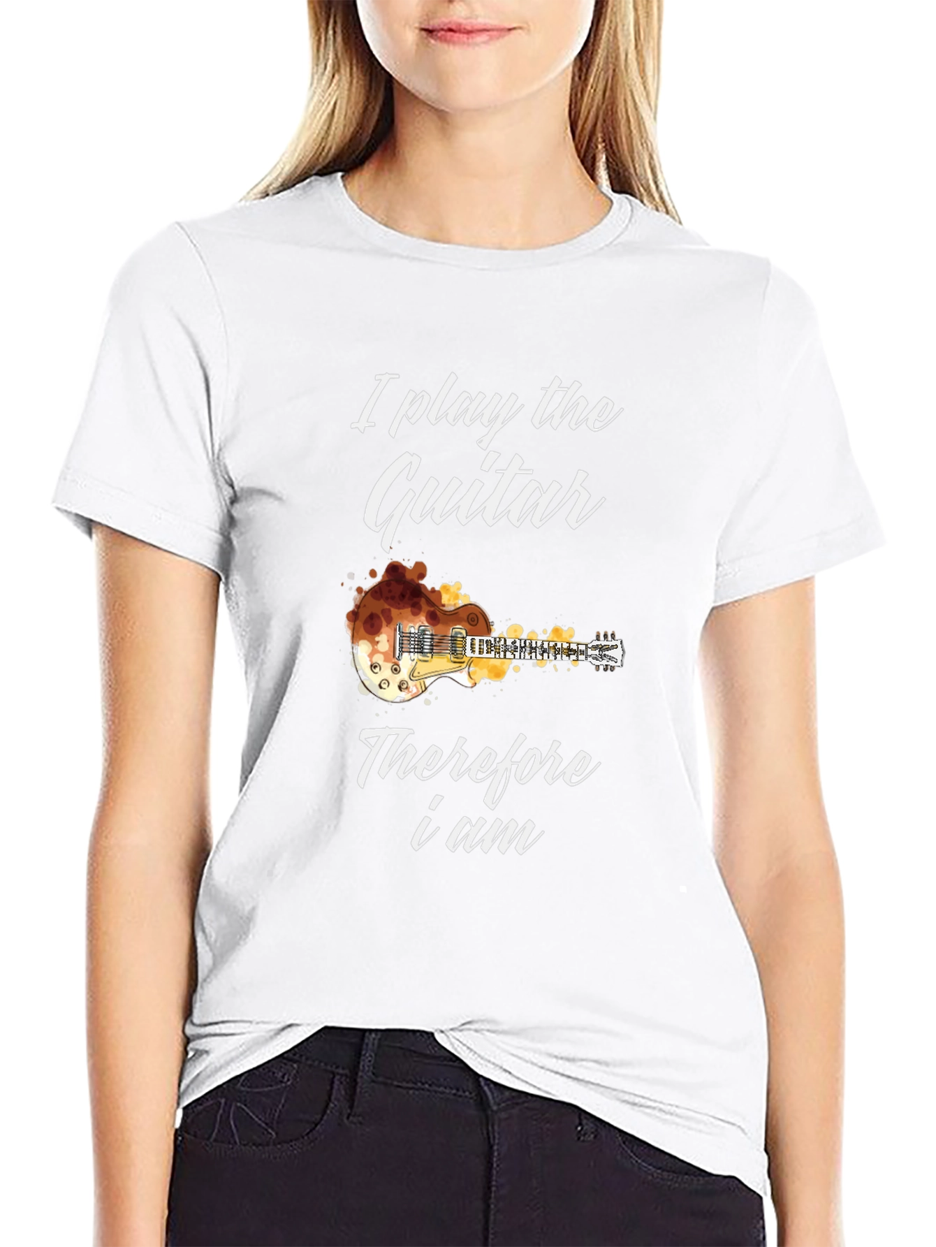 I Play Guitar T-Shirt - Music Lover Tee