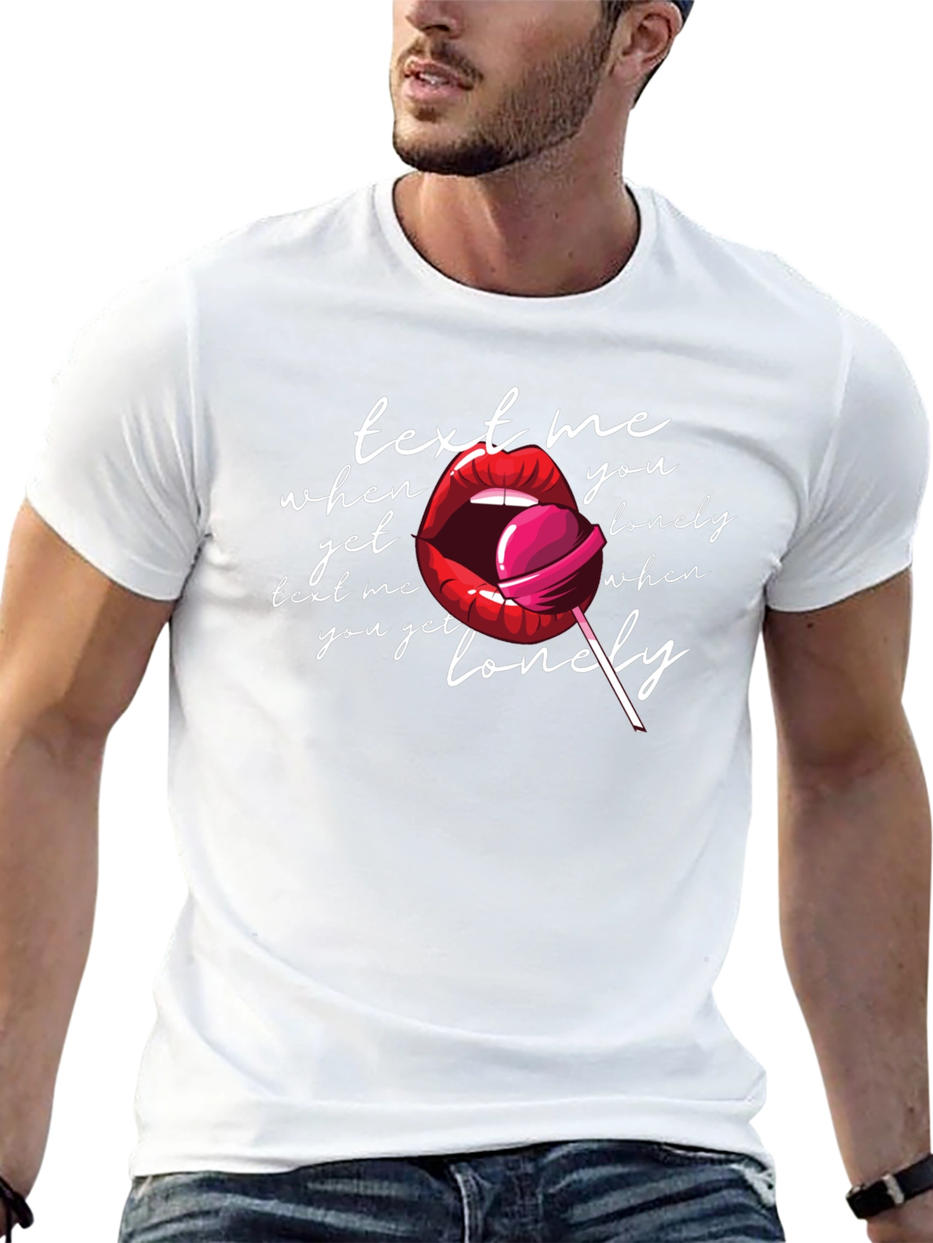 Text Me When You Get Lonely Graphic Tee